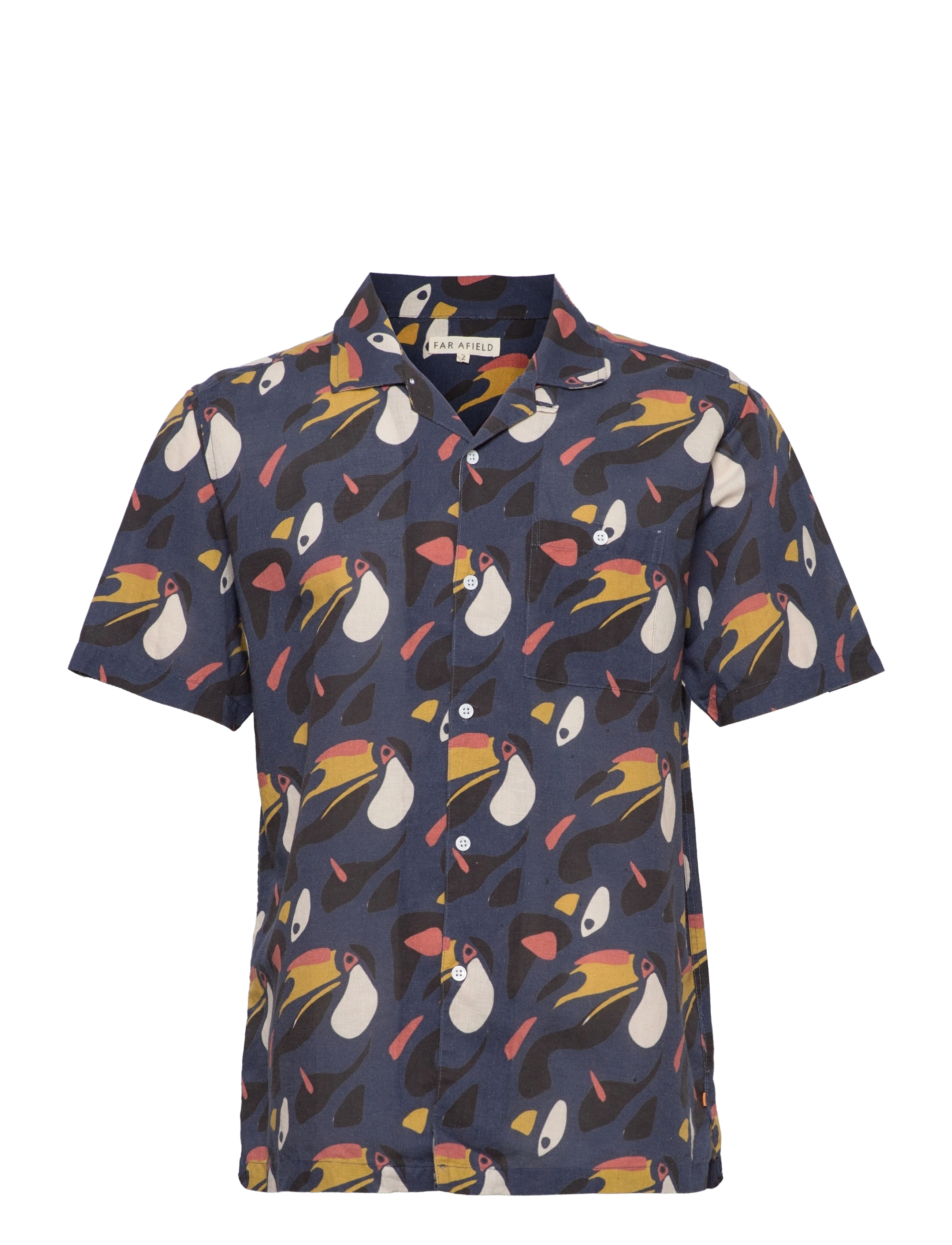 Far Afield - Selleck S/S Shirt - Toco - navy - 0