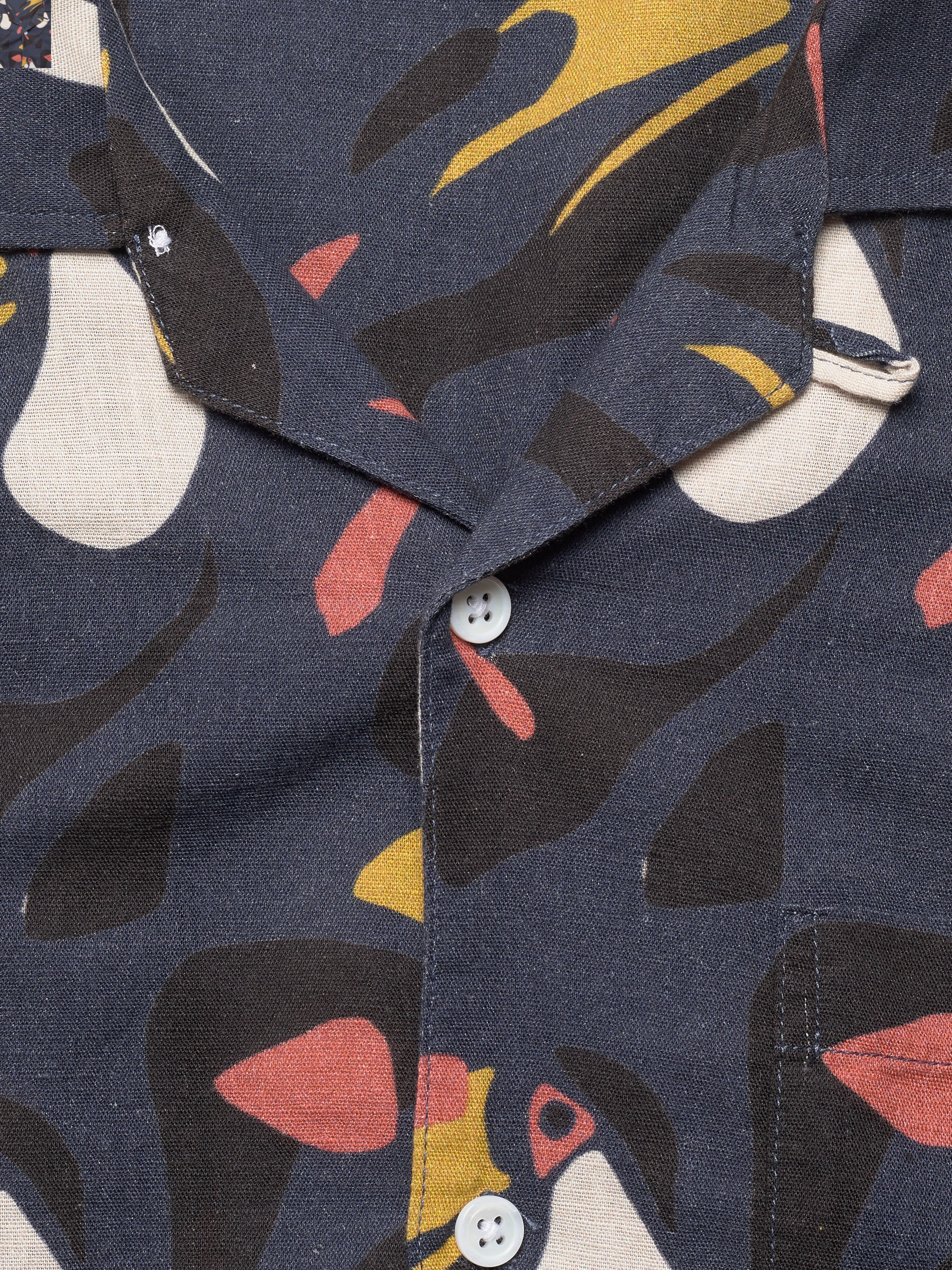 Far Afield - Selleck S/S Shirt - Toco - navy - 2