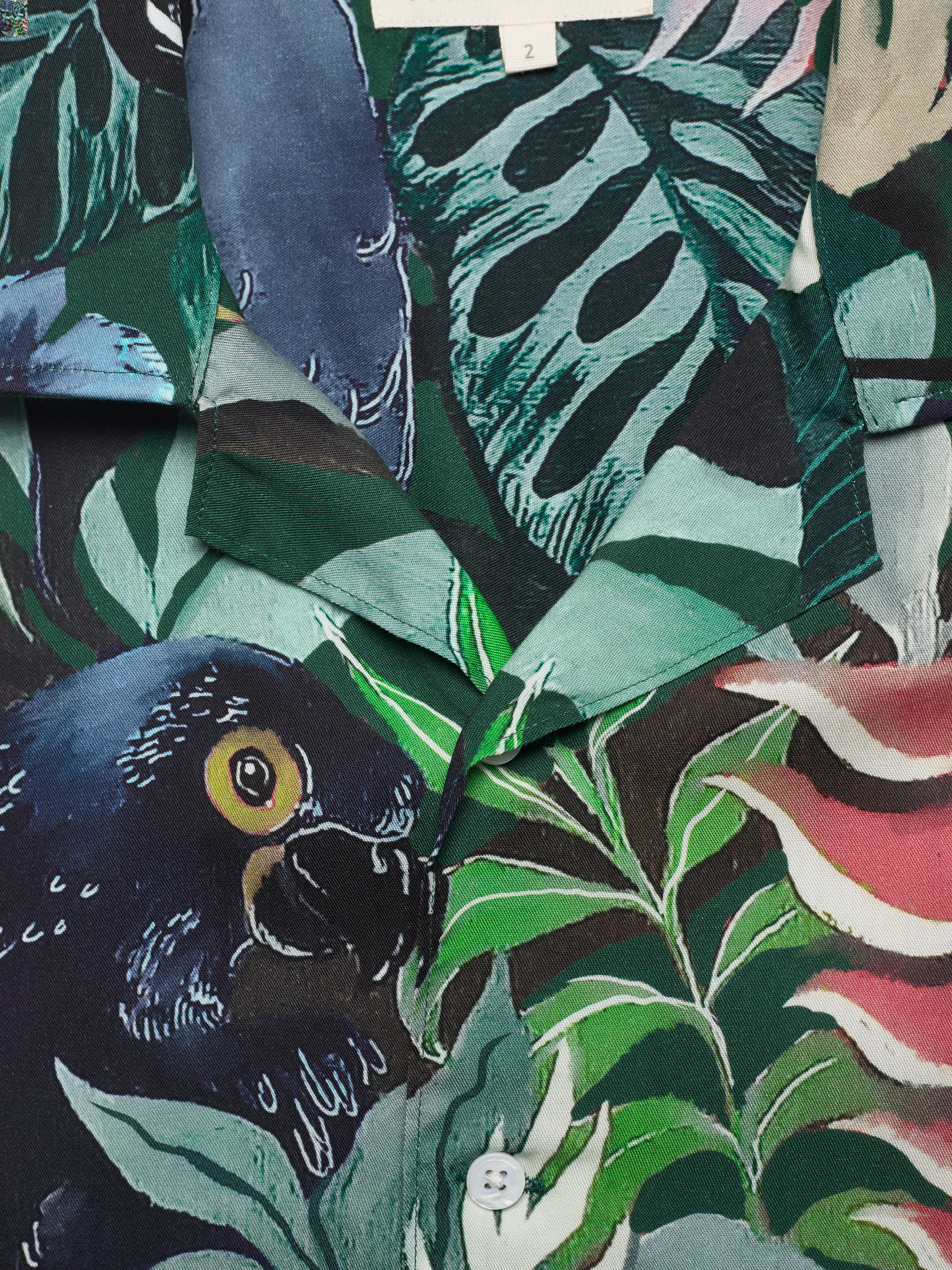 Far Afield - Stachio S/S Shirt - Vibrant Jungle - navy - 2