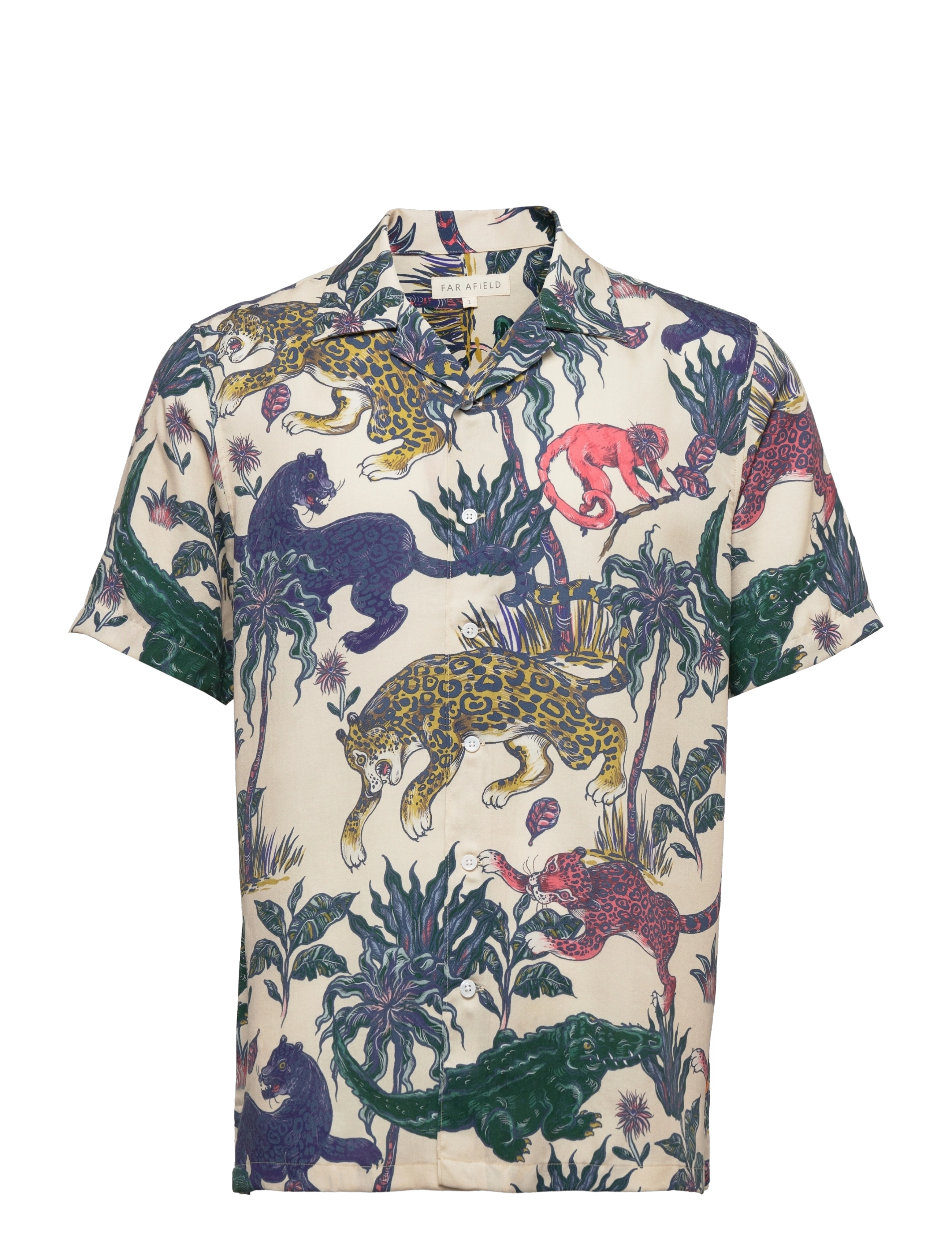 Far Afield - Stachio S/S Shirt - Puma Prowl - seed pearl - 0