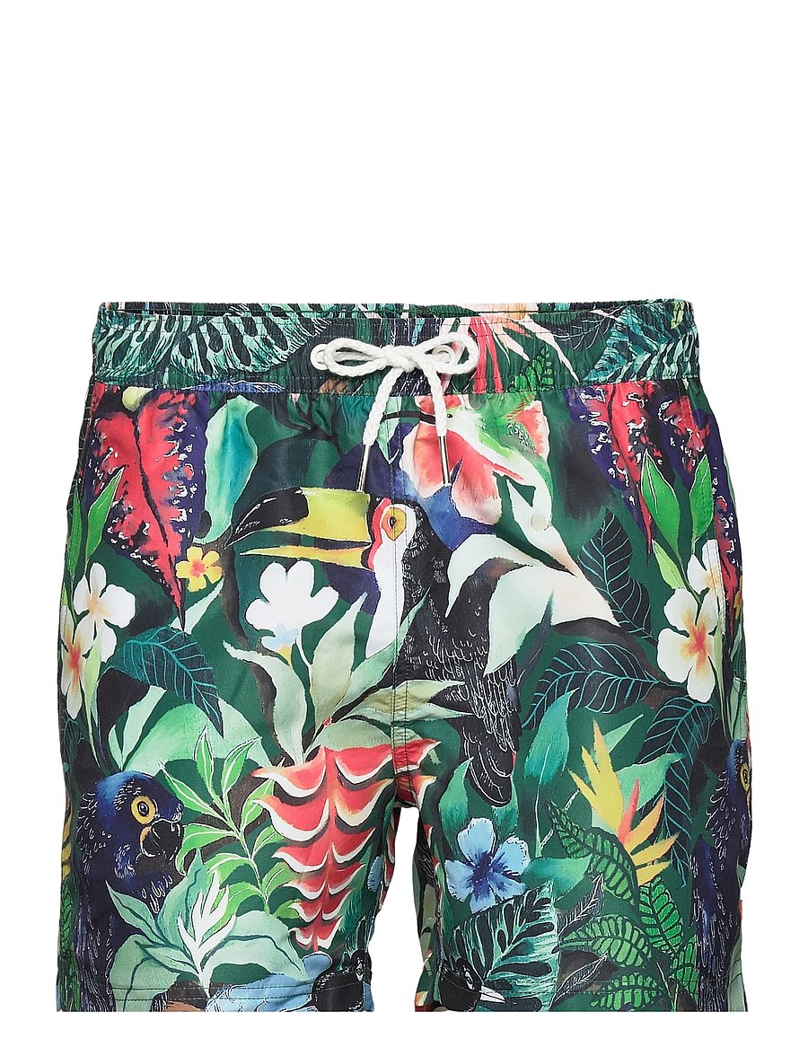 Far Afield - Printed Swmshorts - Vibrant Jungle - multi - 0