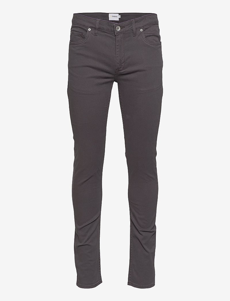 Farah - DRAKE TWILL - slim fit jeans - charcoal - 1