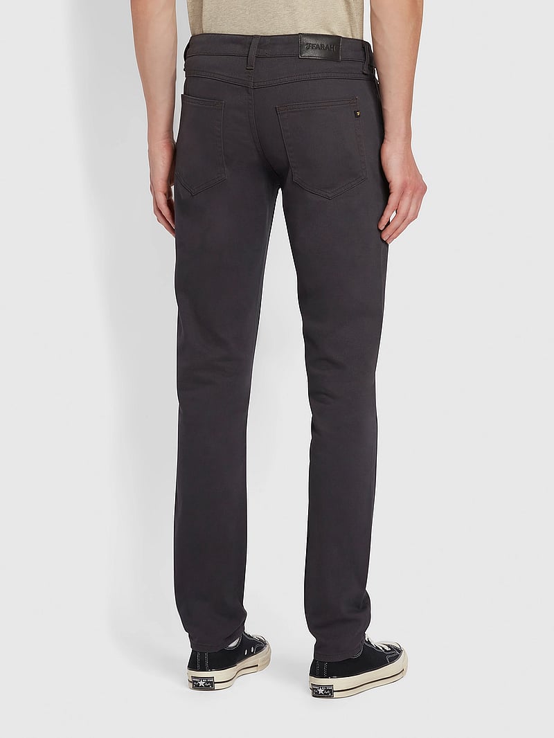 Farah - DRAKE TWILL - slim fit jeans - charcoal - 3