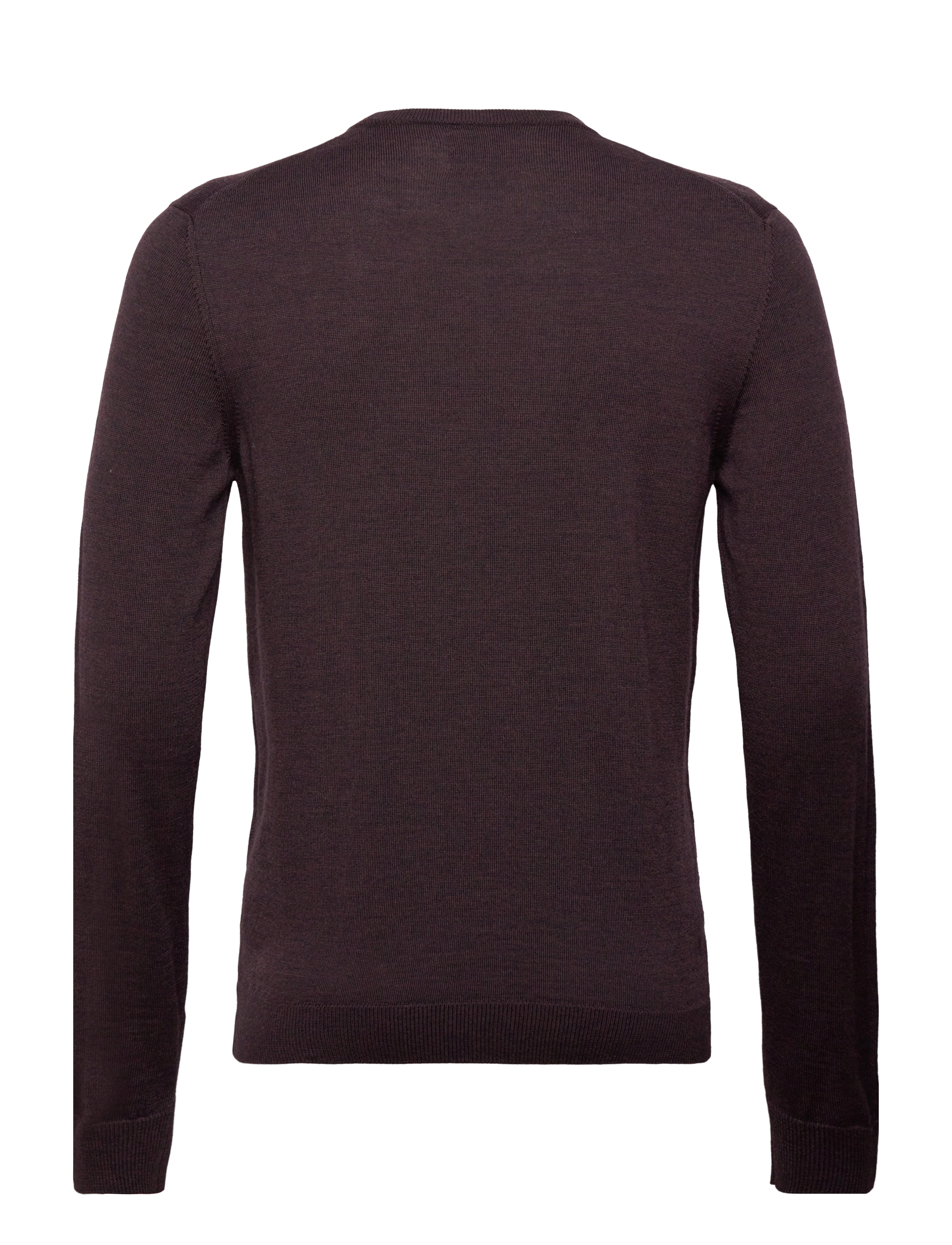 Farah - MULLEN 100% MERINO WOOL CREW NECK JUMPER - bordeaux - 1
