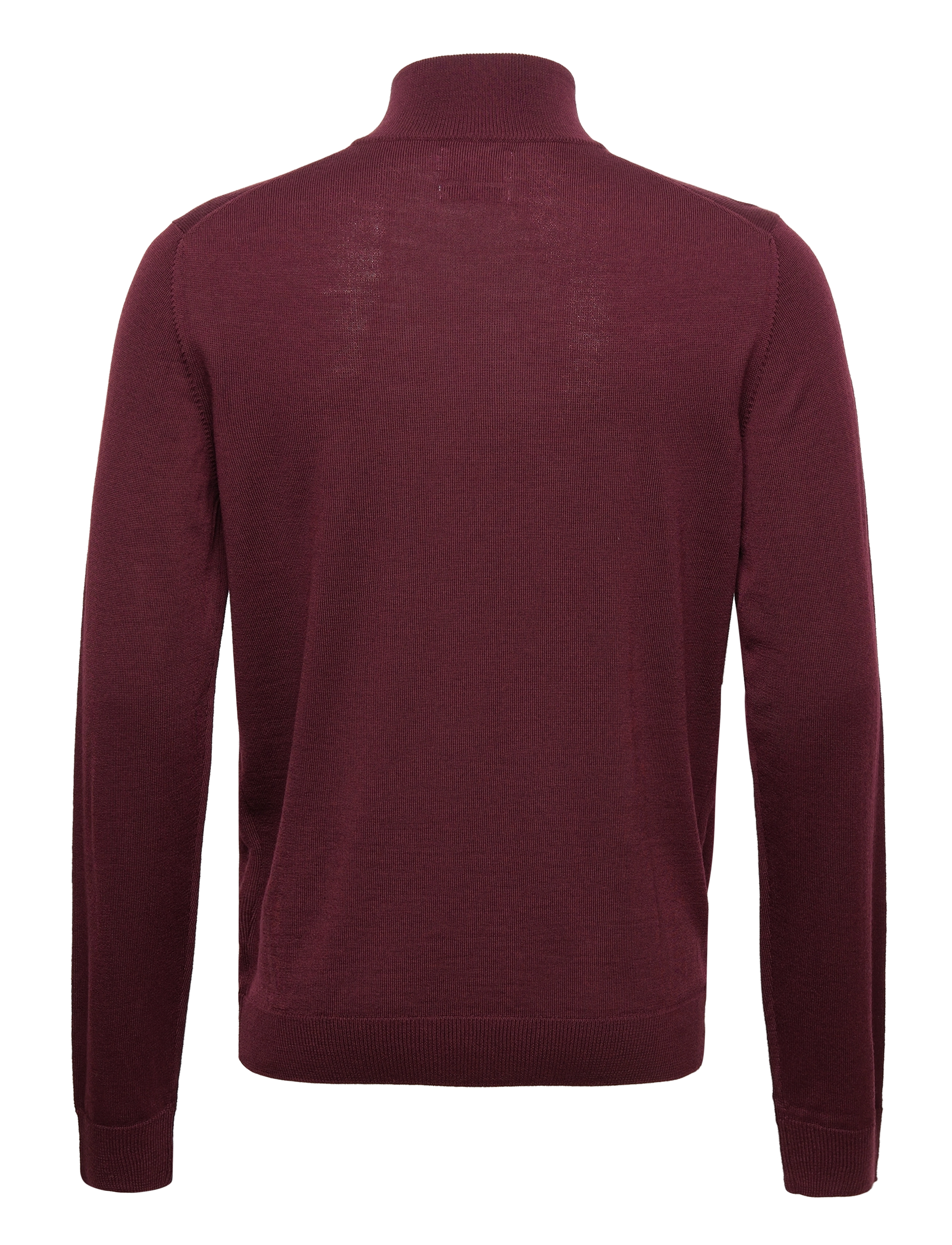 Farah - REDCHURCH 100% MERINO WOOL QUARTER ZIP JUMPER - farah red - 1