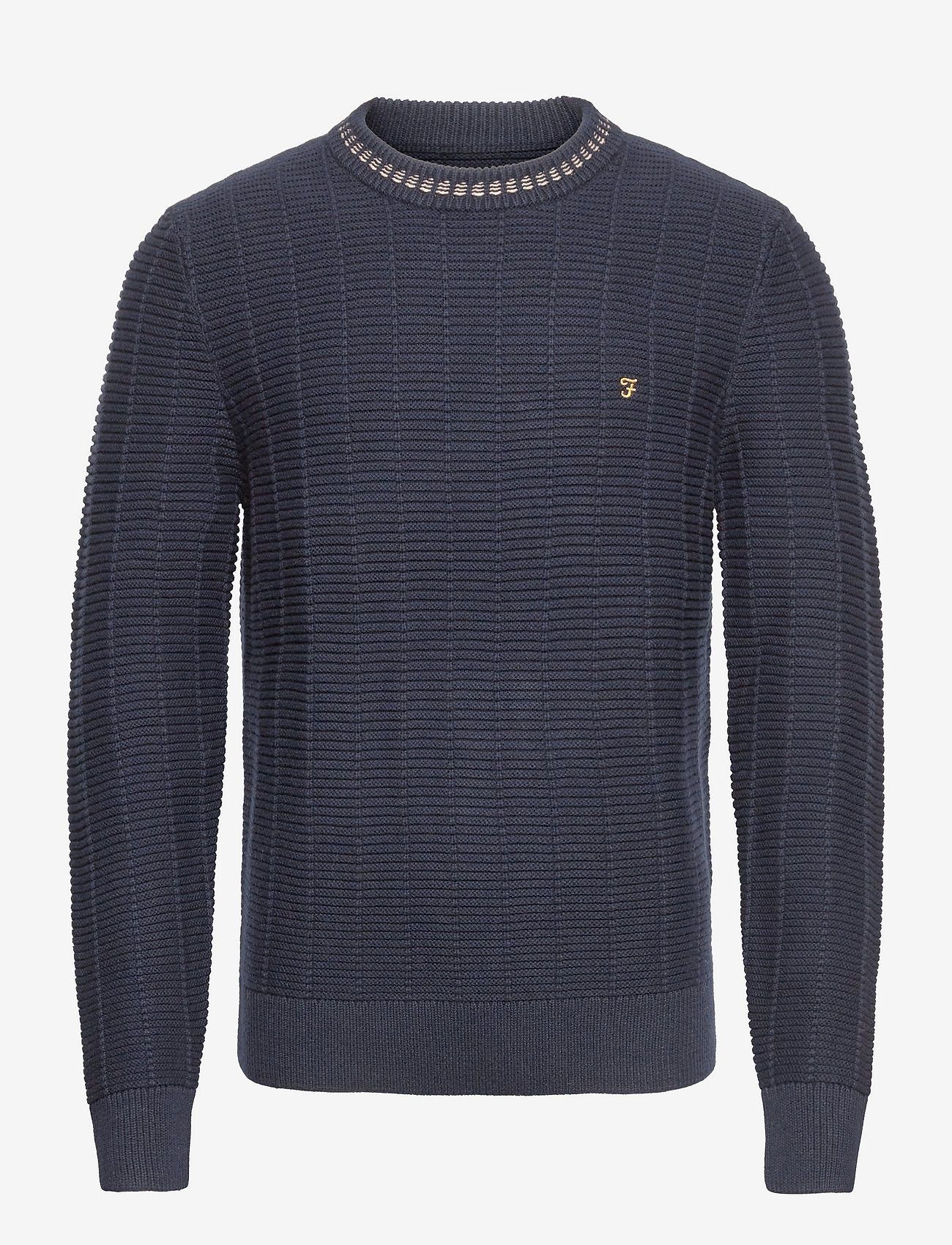 Farah - BAYLEY CREW NECK JUMPER - true navy - 0