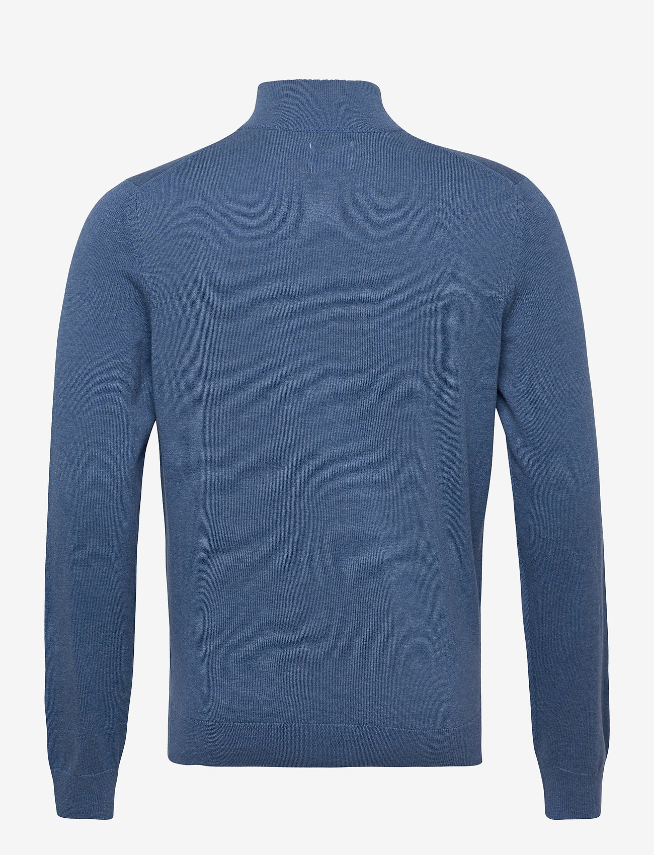 Farah - REDCHURCH QUARTER ZIP JUMPER - dusky blue - 1