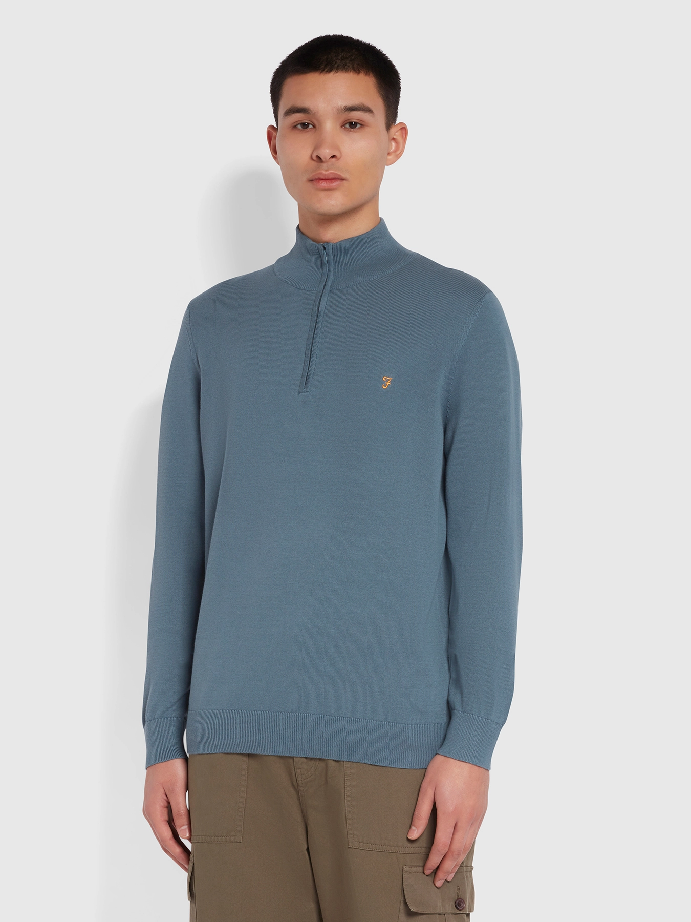 Farah - REDCHURCH COTTON 1/4 - saxe - 2