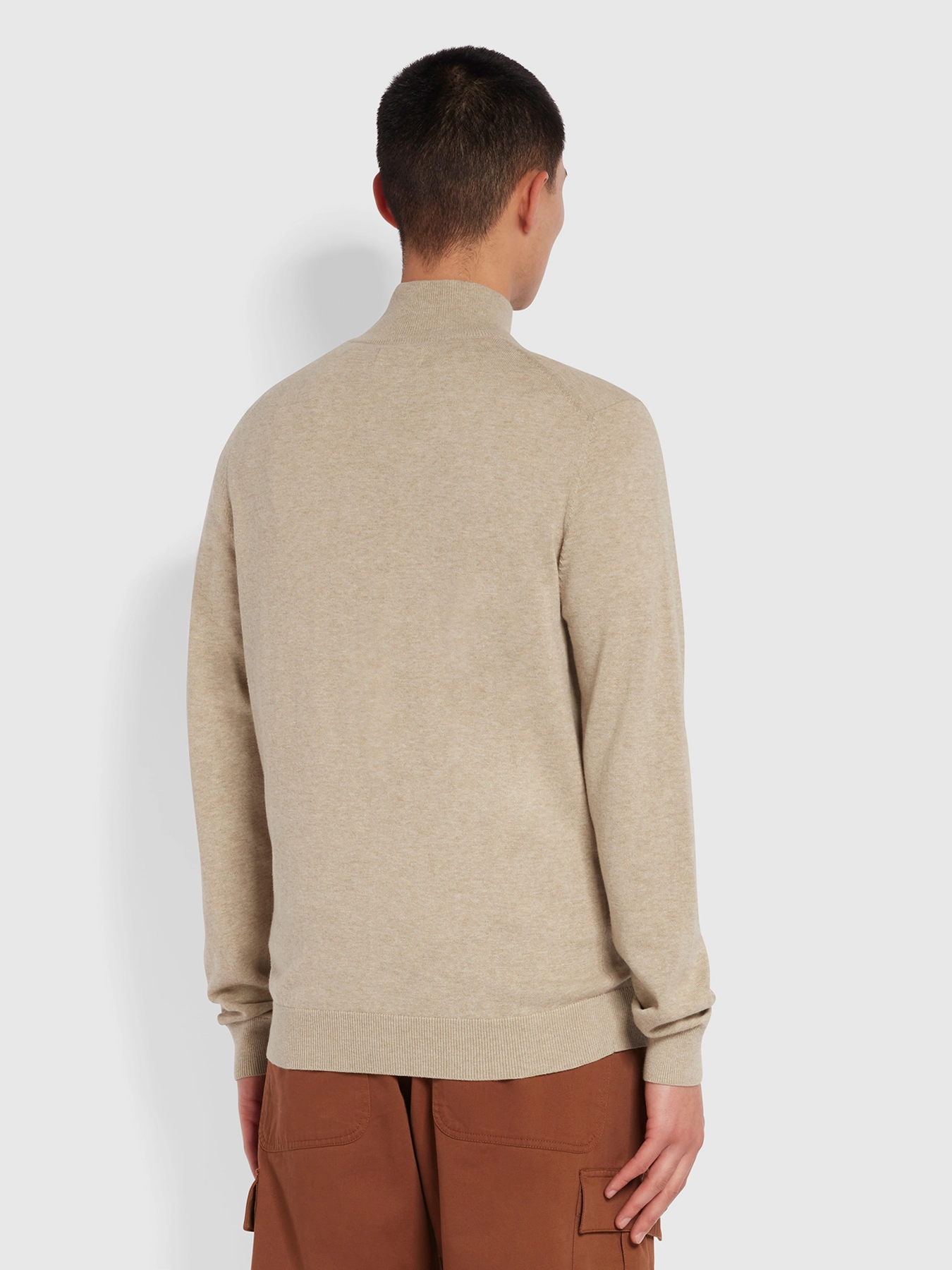 Farah - REDCHURCH COTTON 1/4 - smoky brown marl - 3