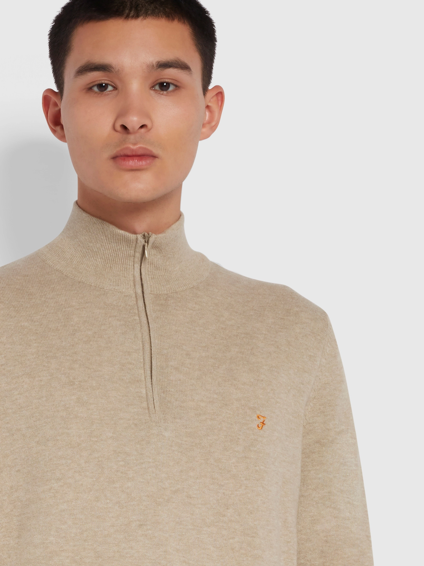 Farah - REDCHURCH COTTON 1/4 - smoky brown marl - 5
