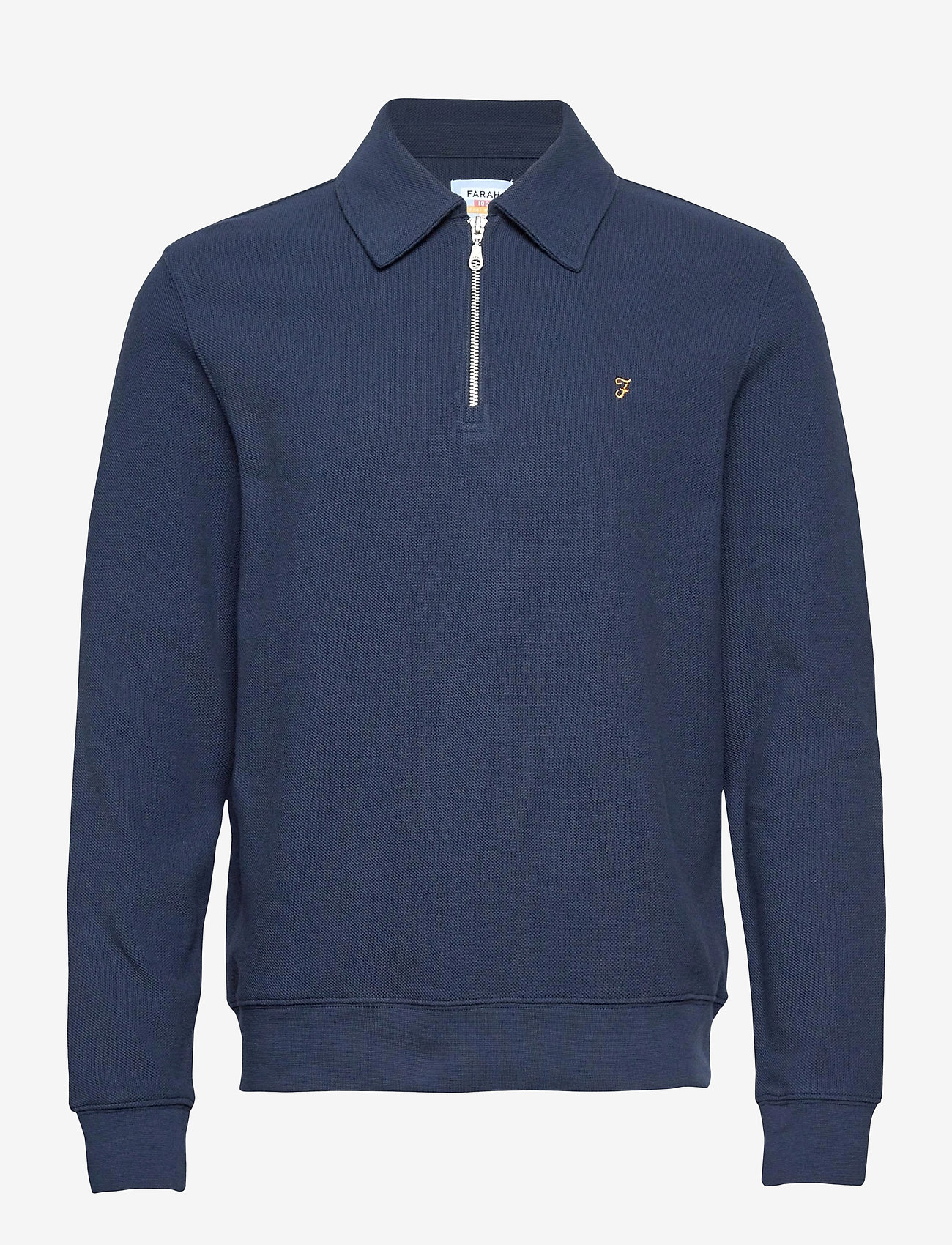 Farah - SPON QUARTER ZIP SWEATSHIRT - yale - 0