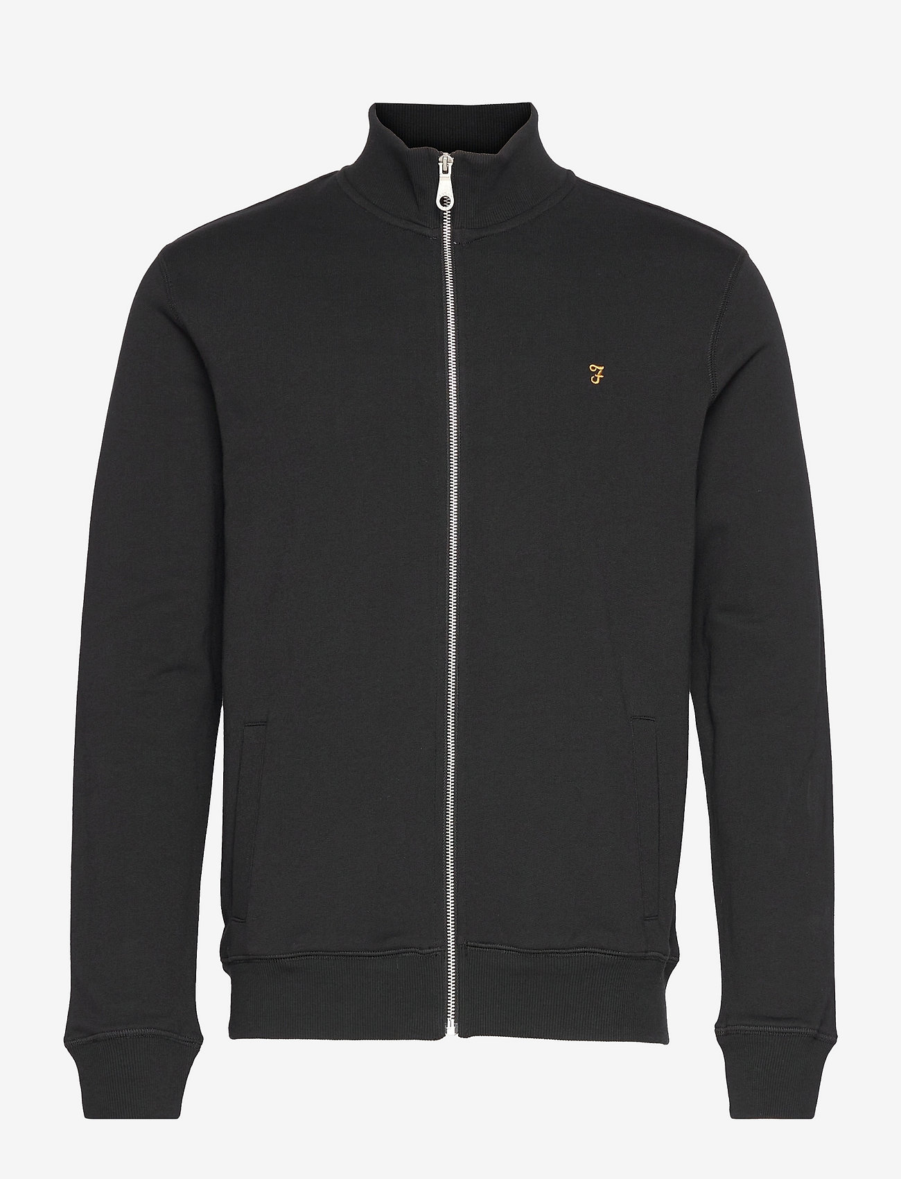 Farah - VANCE FULL ZIP SWEATSHIRT - black - 0