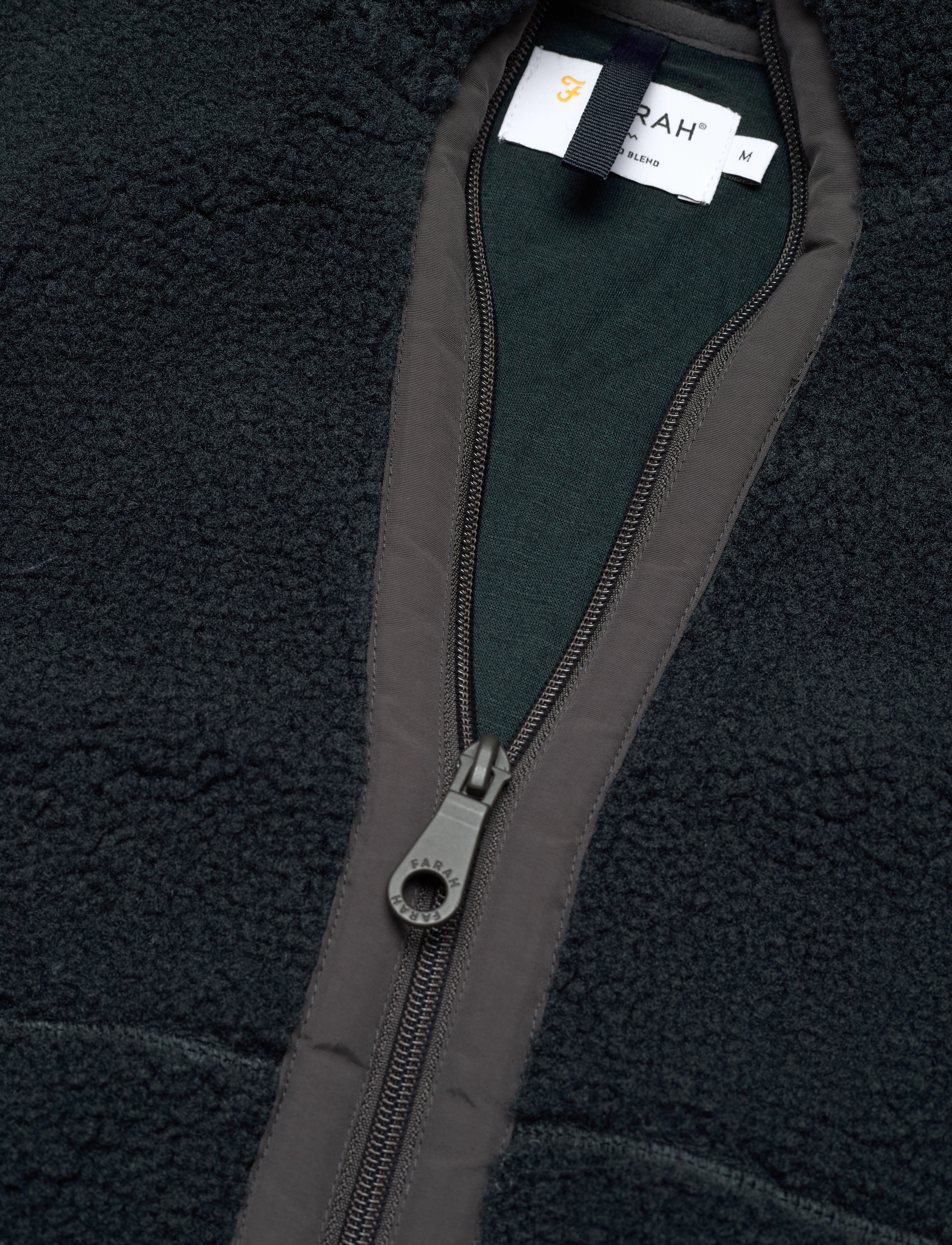 Farah - TRENCHTON LS FLEECE - true navy - 2