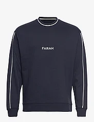Farah - COURTNELL BRUSHBACK - medvilniniai megztiniai - true navy - 0