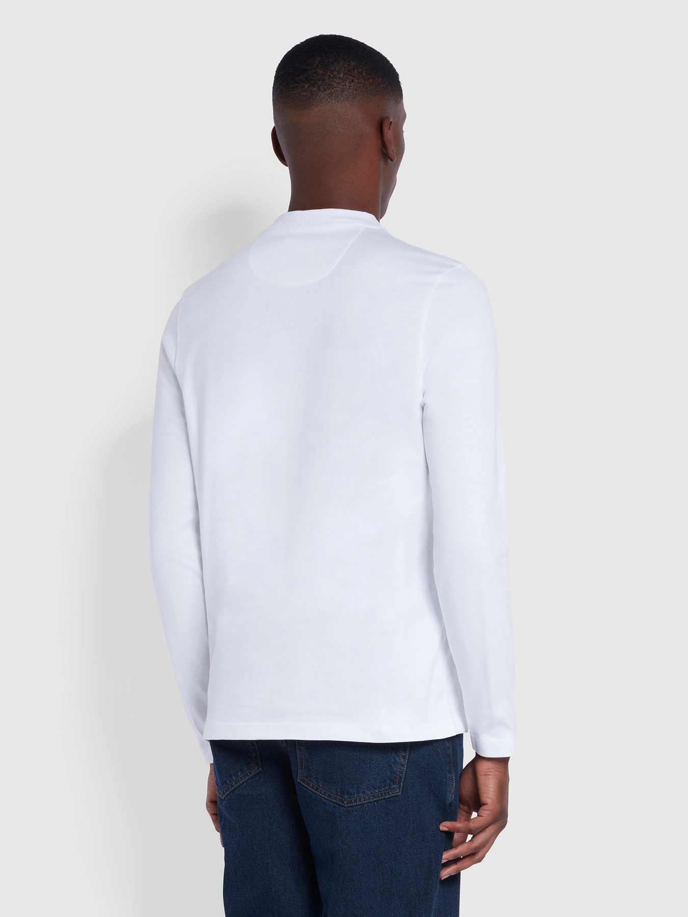 Farah - WEYMOUTH LS PKT TEE - white - 3