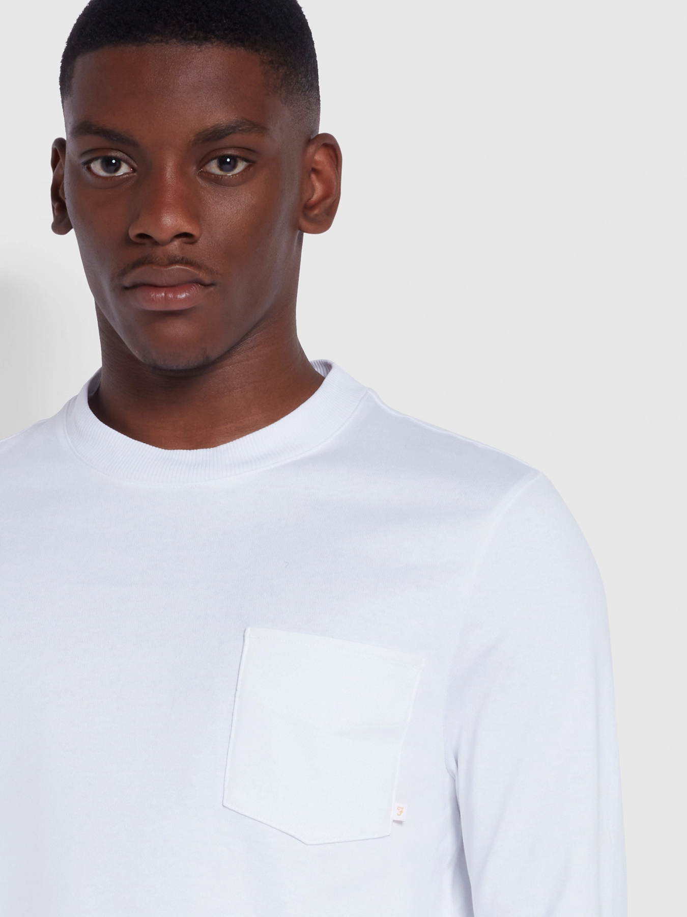Farah - WEYMOUTH LS PKT TEE - white - 5