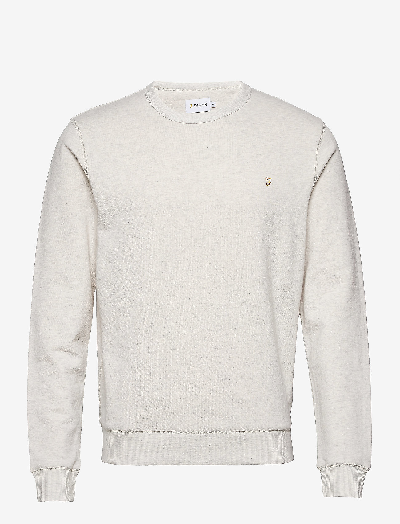Farah - TIM CREW NECK SWEATSHIRT - chalk marl - 1
