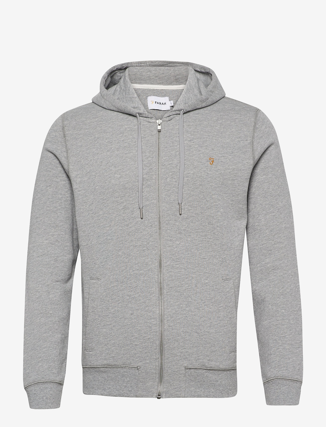 Farah - KYLE HOODIE - light grey marl - 0