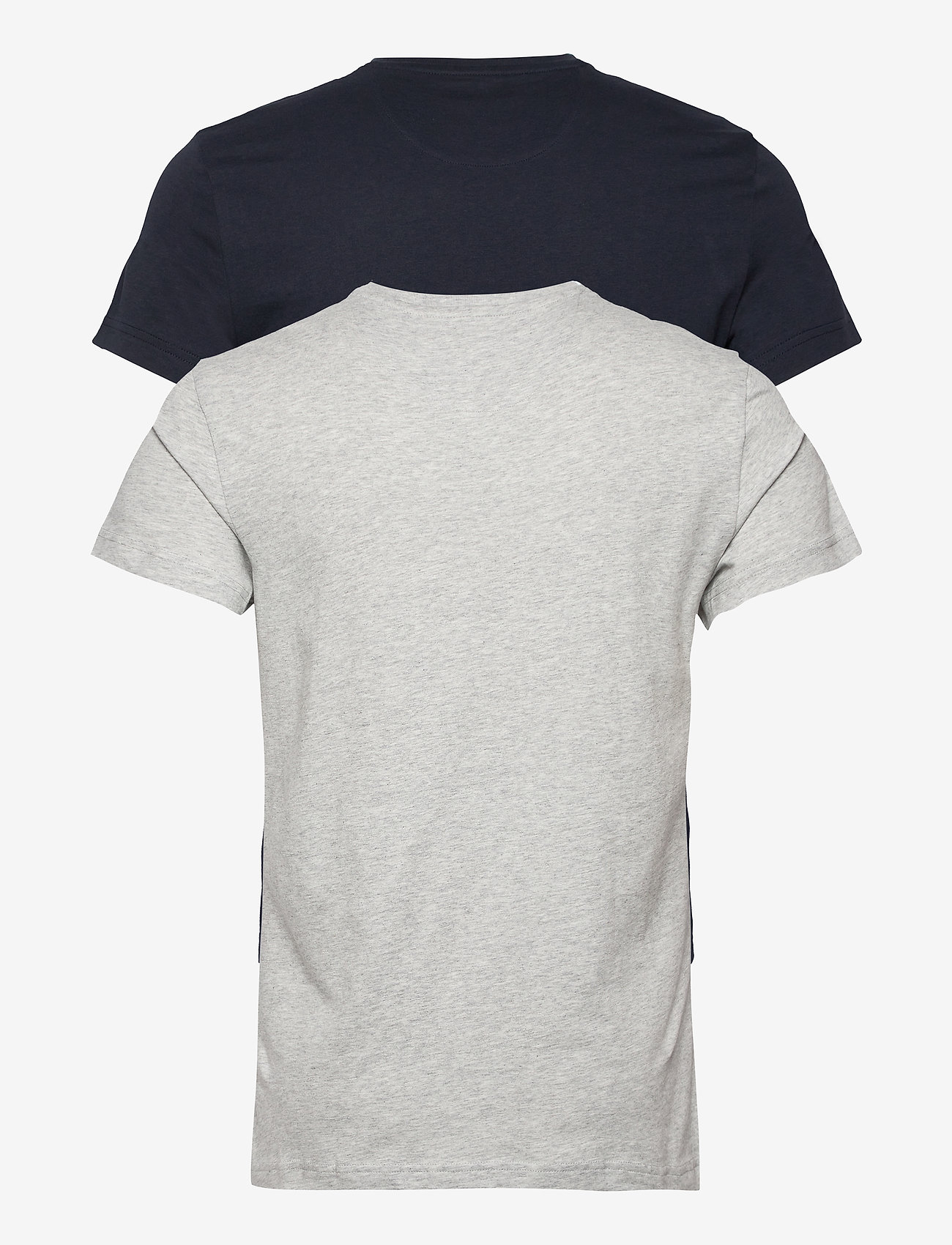 Farah - FARRIS TWIN PACK SHORT SLEEVED T-SHIRTS - grey marl / true navy - 1