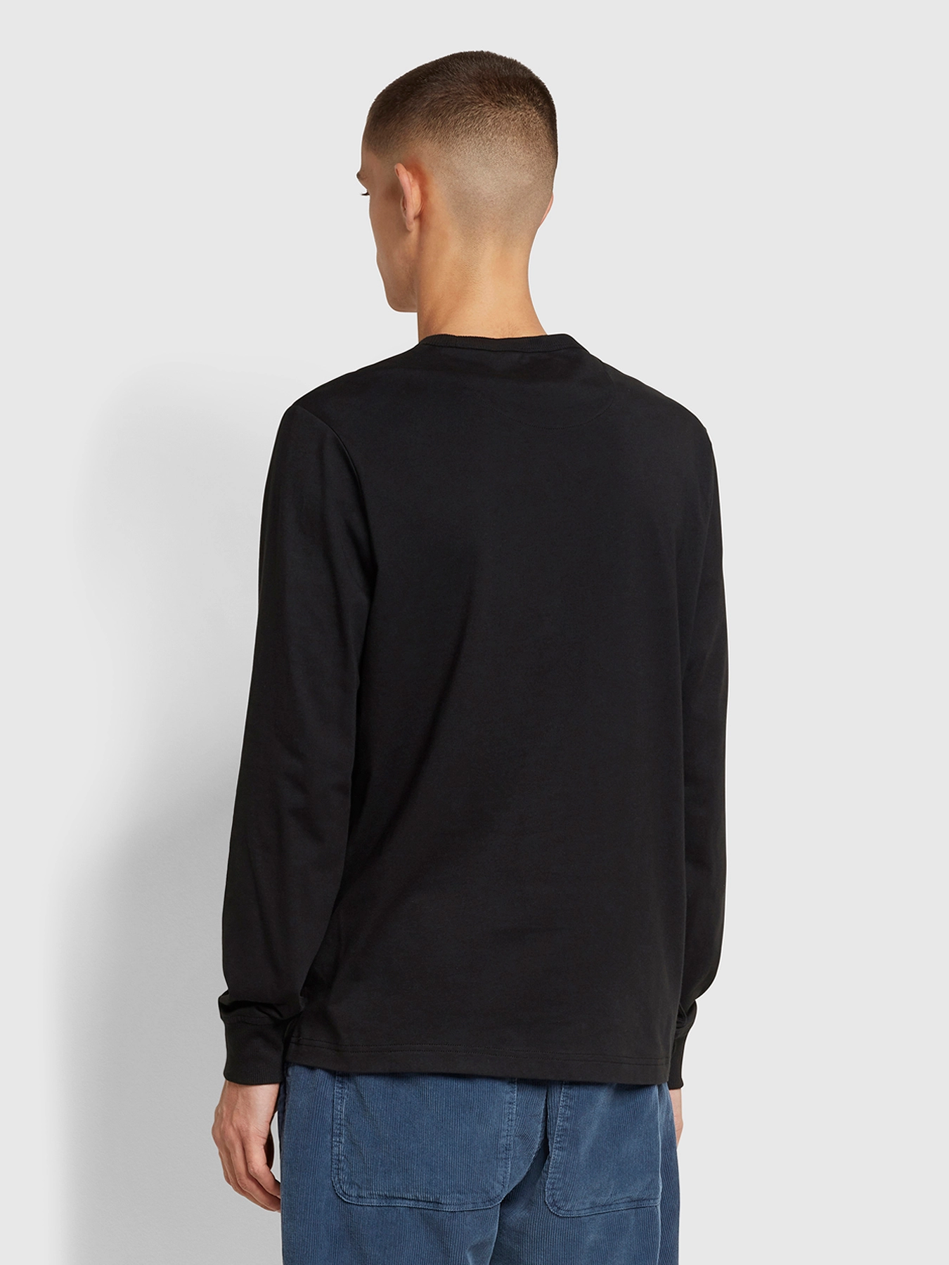 Farah - WORTHINGTON LS TEE - black - 3