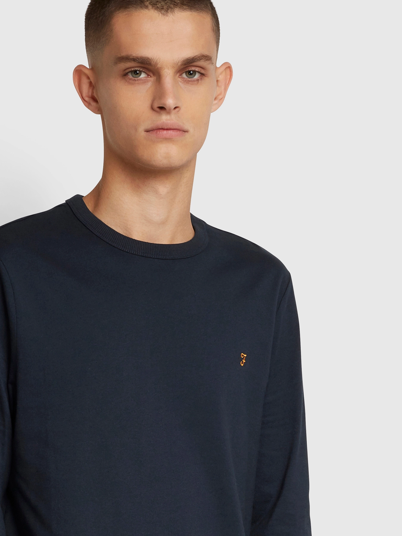 Farah - WORTHINGTON LS TEE - true navy - 4