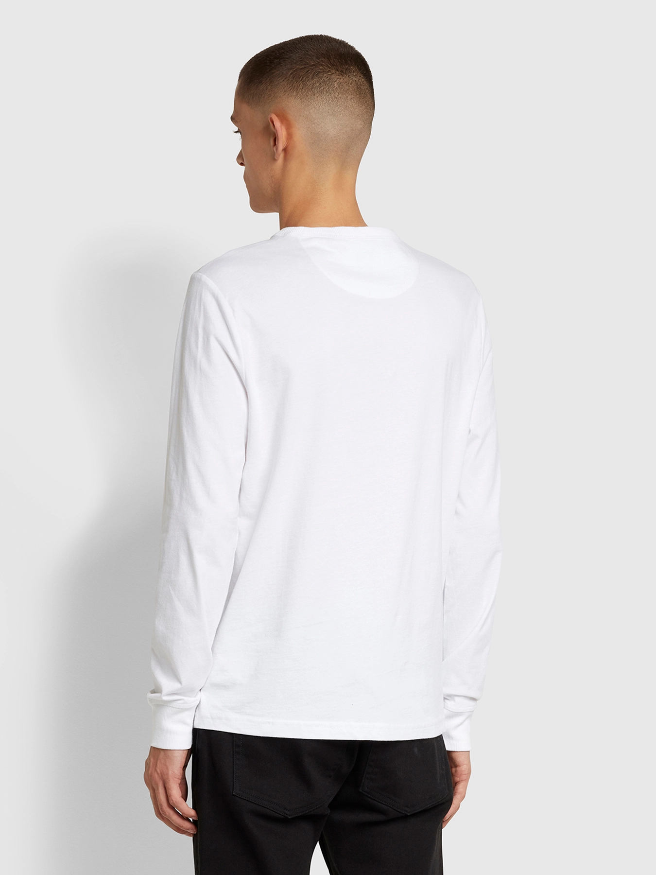 Farah - WORTHINGTON LS TEE - white - 3