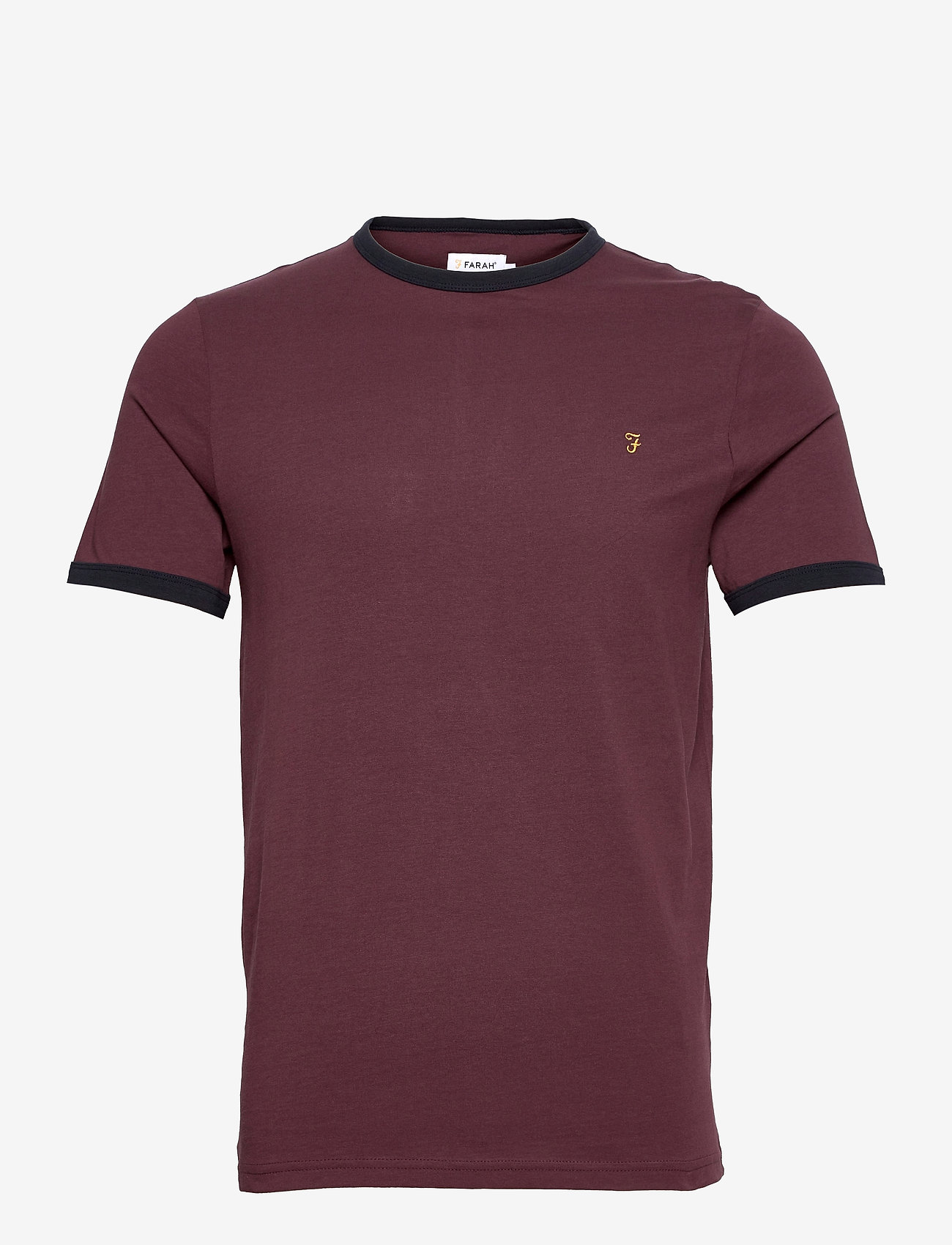 Farah - GROVES RINGER SHORT SLEEVED T-SHIRT - farah red - 0