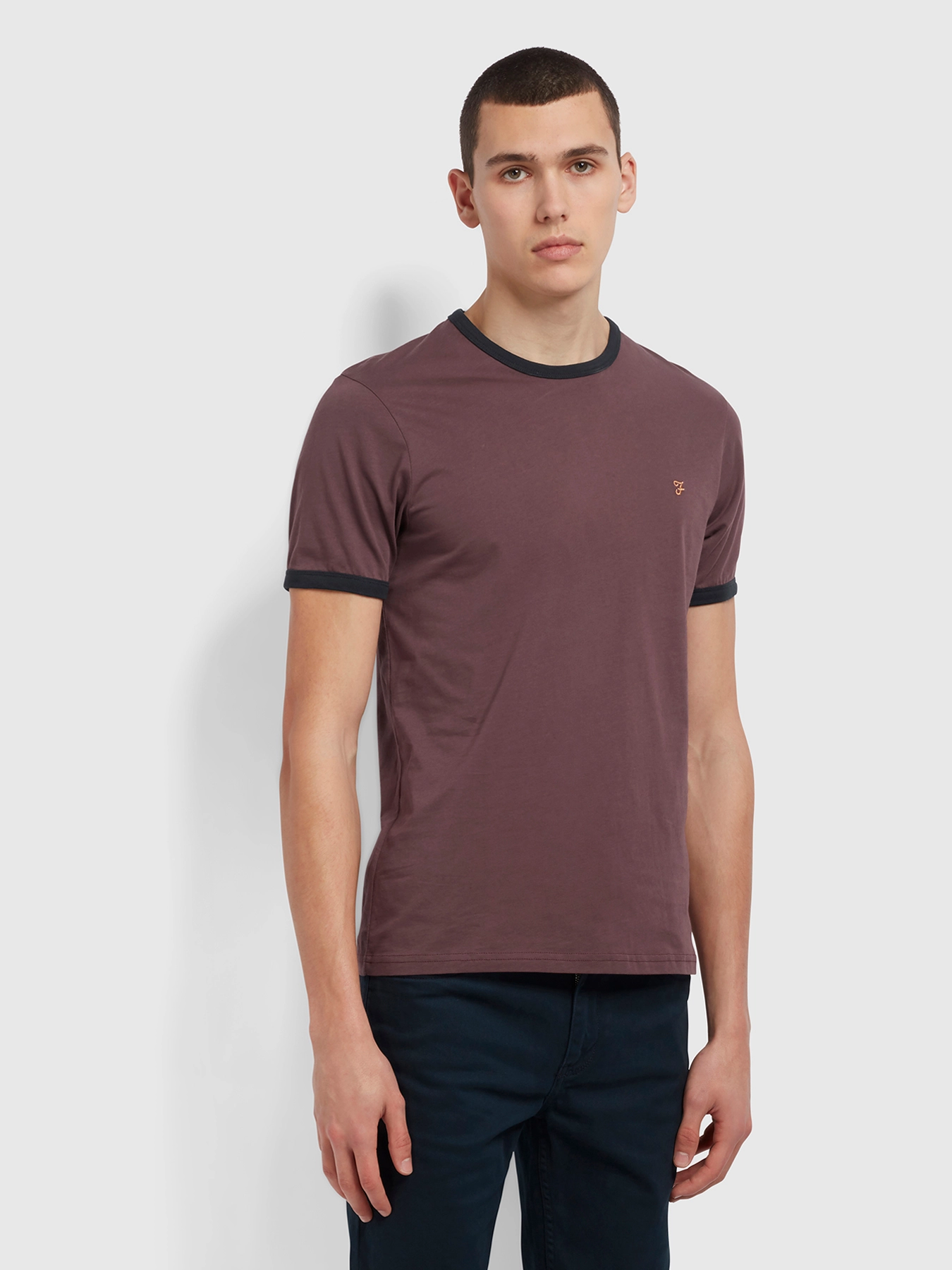Farah - GROVES RINGER SHORT SLEEVED T-SHIRT - farah red - 2