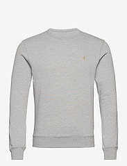 Farah - TIM CREW - sweatshirts - light grey marl - 0