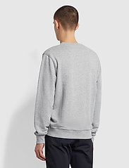 Farah - TIM CREW - sweatshirts - light grey marl - 3
