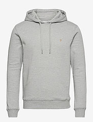 Farah - ZAIN LS HOODIE - sweatshirts - light grey marl - 0