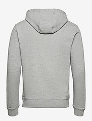 Farah - ZAIN LS HOODIE - megztiniai ir džemperiai - light grey marl - 1