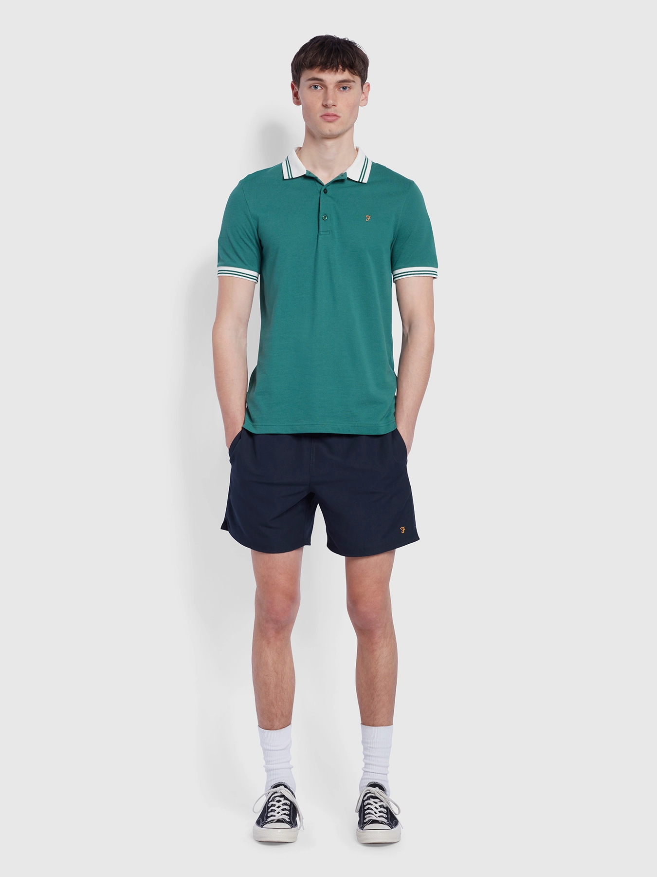 Farah - STANTON SS POLO - pine green - 4