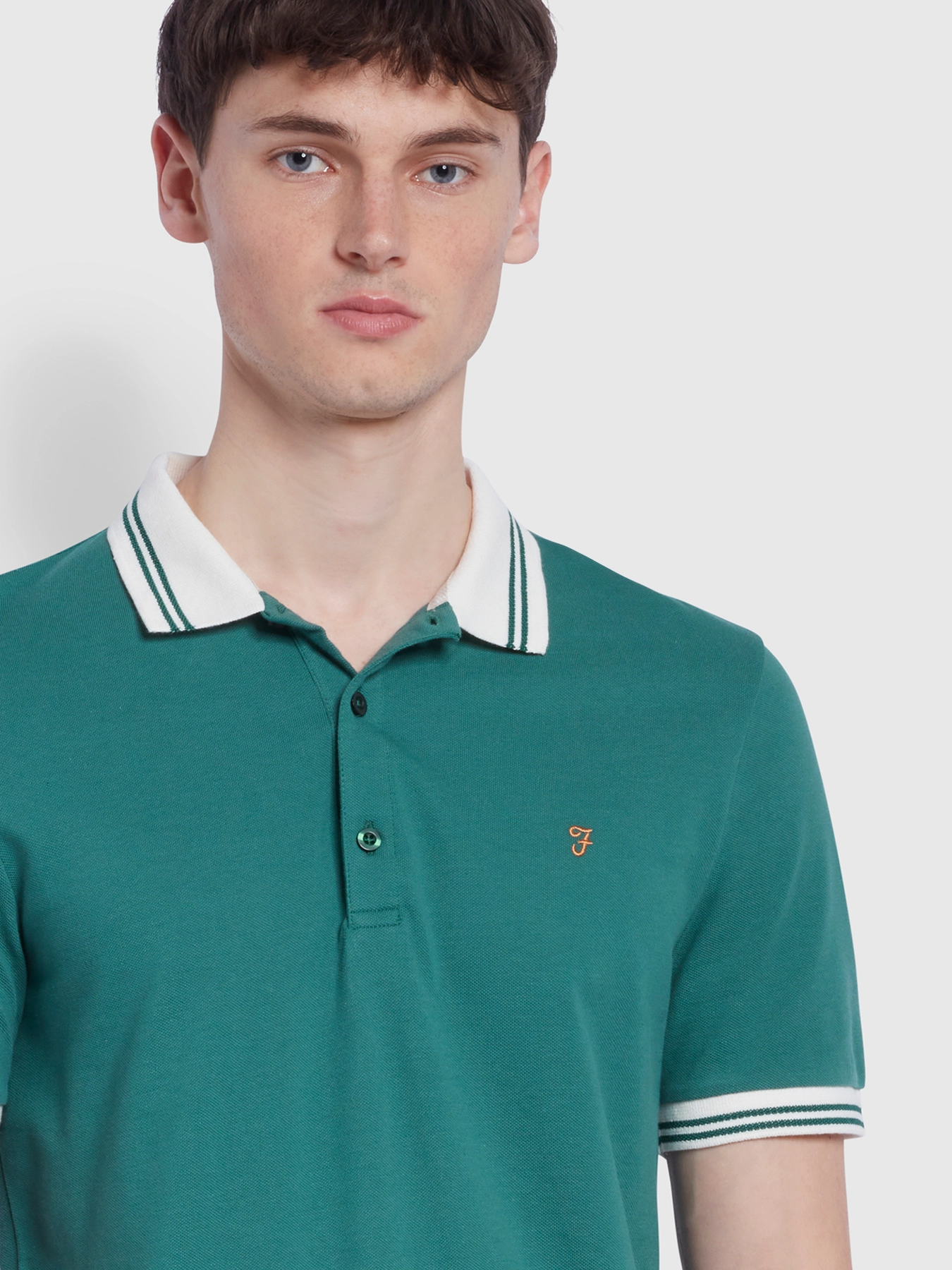 Farah - STANTON SS POLO - pine green - 5