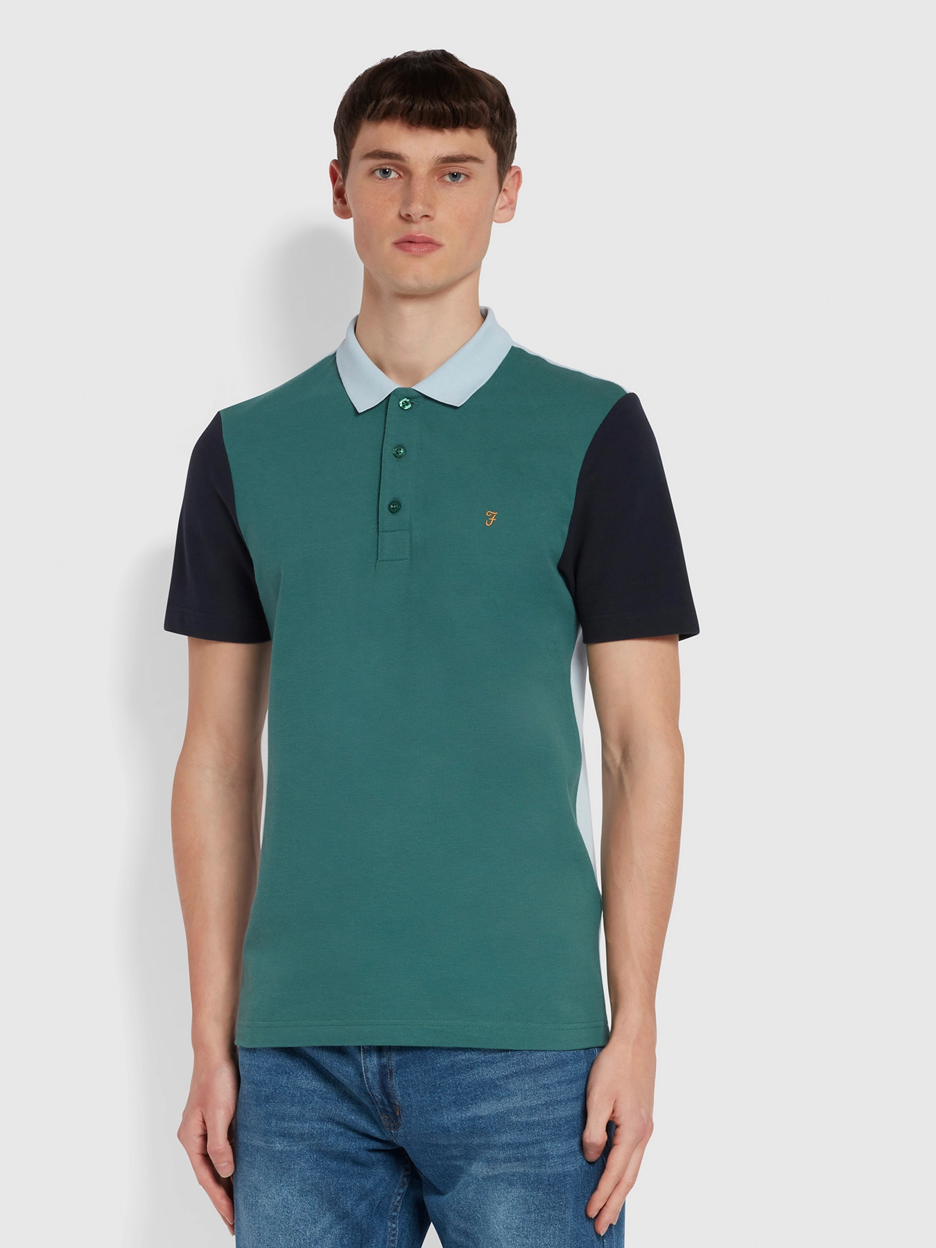 Farah - ROSE SS POLO - pine green - 2