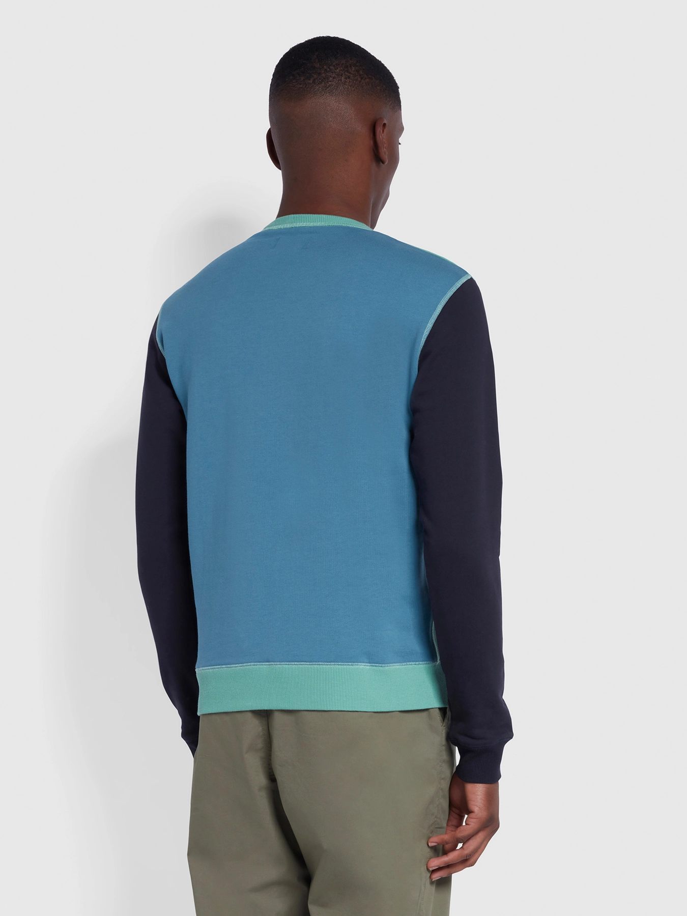 Farah - MOUNTFIELD LS CREW - jade green - 3