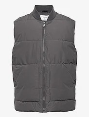 Farah - WALTERS GILET - jakker og frakker - farah grey - 0