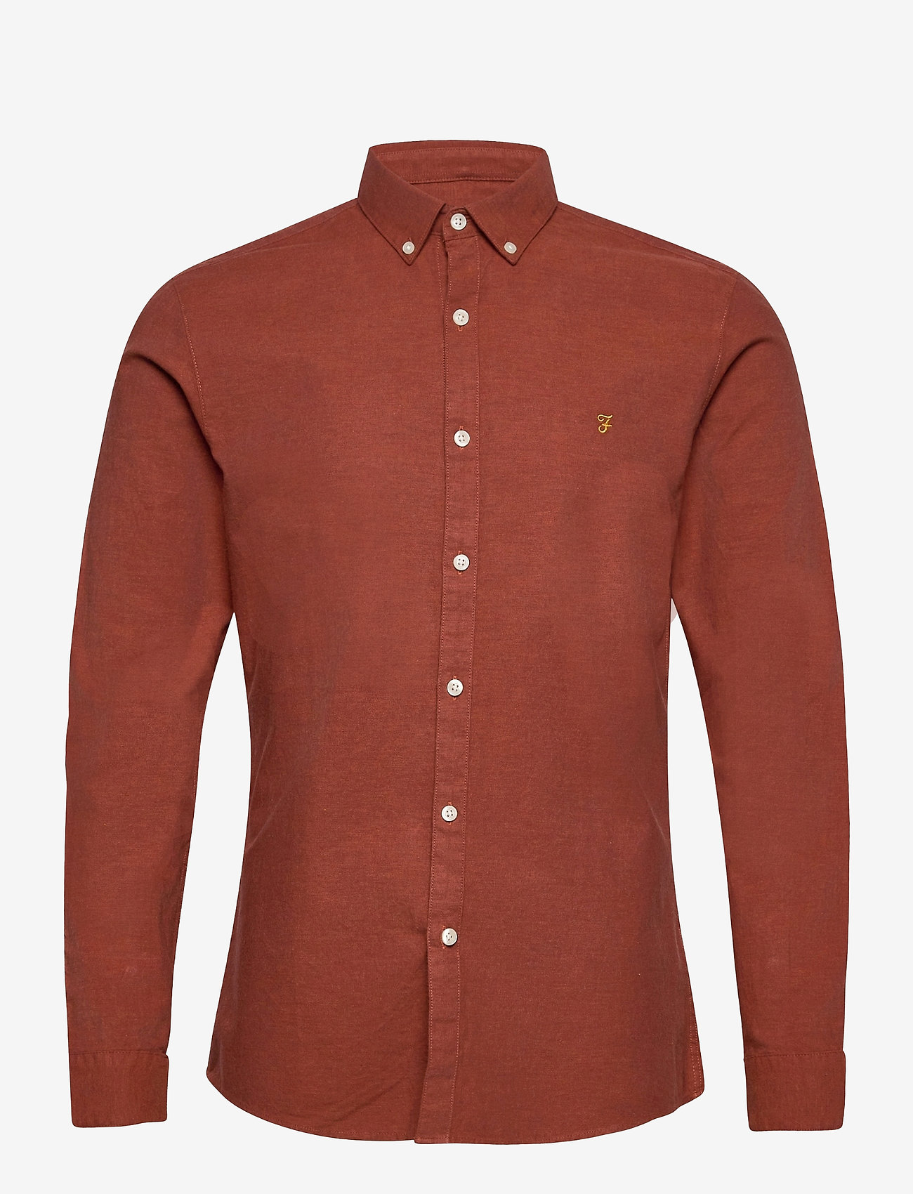 Farah - STEEN LONG SLEEVED SHIRT - farah russet - 0