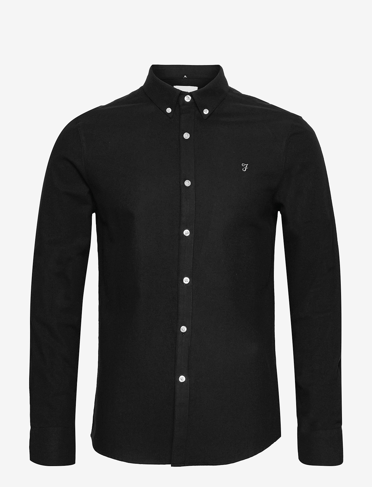 MINSHELL SLIM FIT SHIRT - BLACK