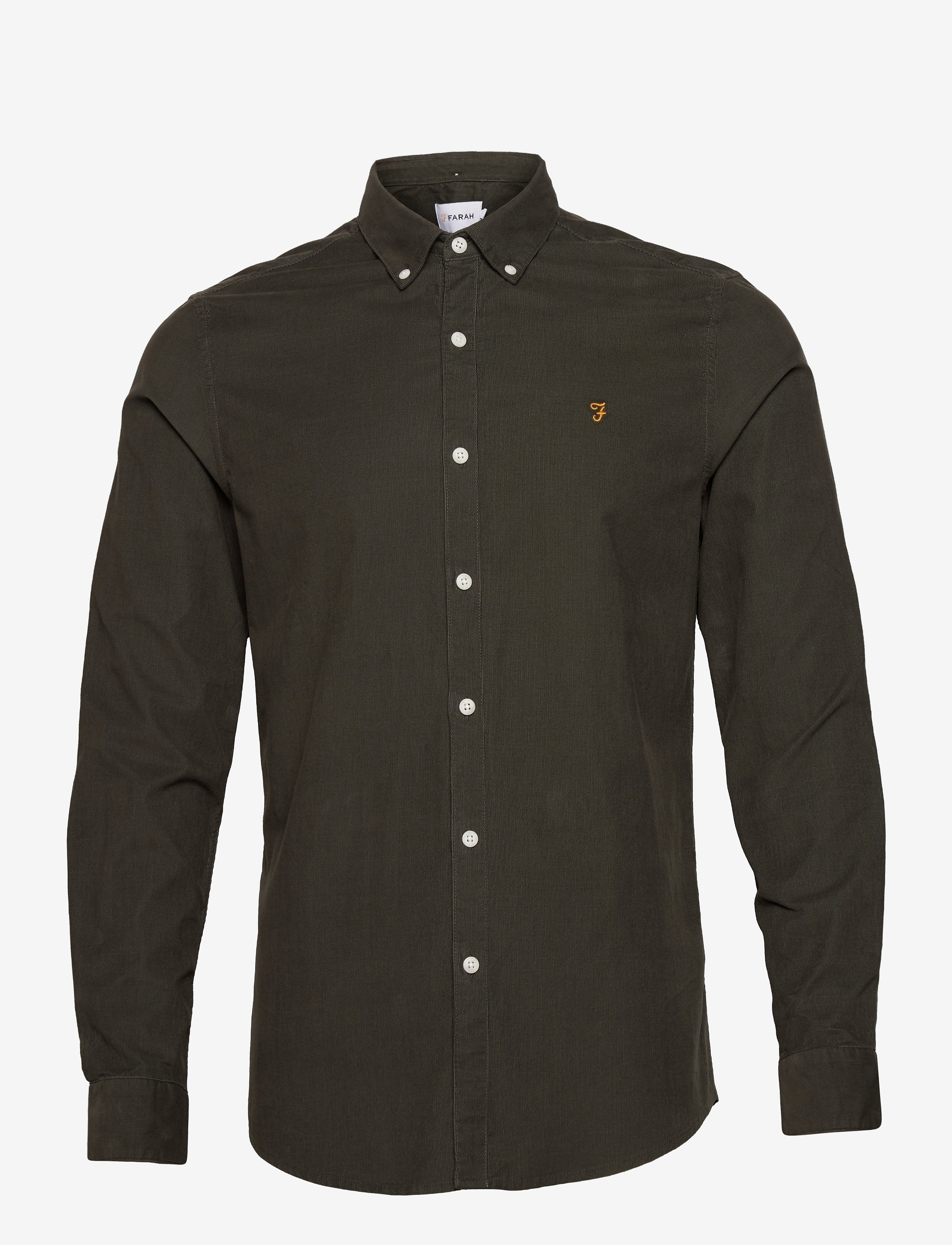Farah - FONTELLA CORDUROY SLIM FIT SHIRT - evergreen - 0