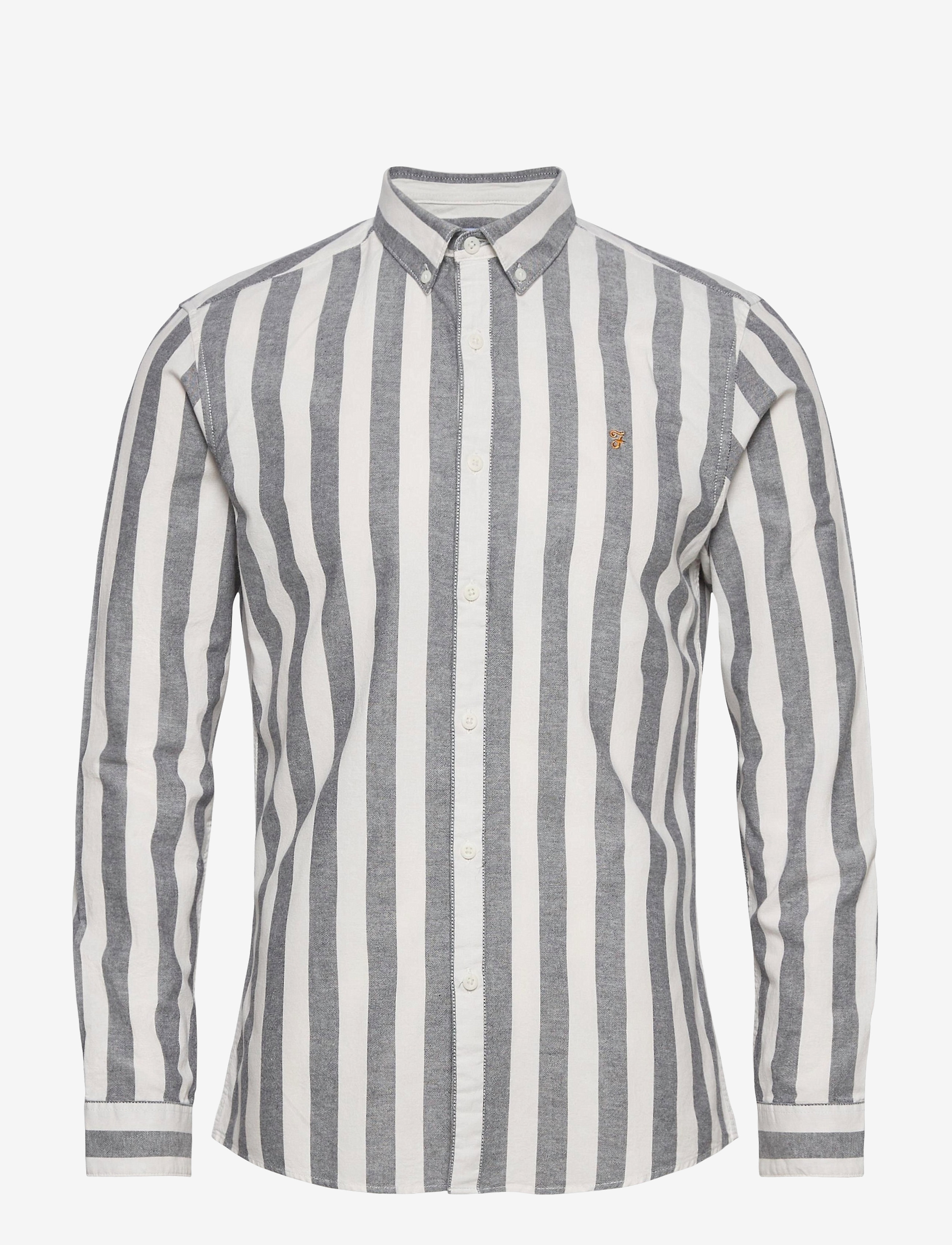 Farah - MILTON STRIPE SLIM FIT SHIRT - true navy - 0