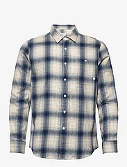 Farah - GREGORY LS CHECK - checkered shirts - cream - 0