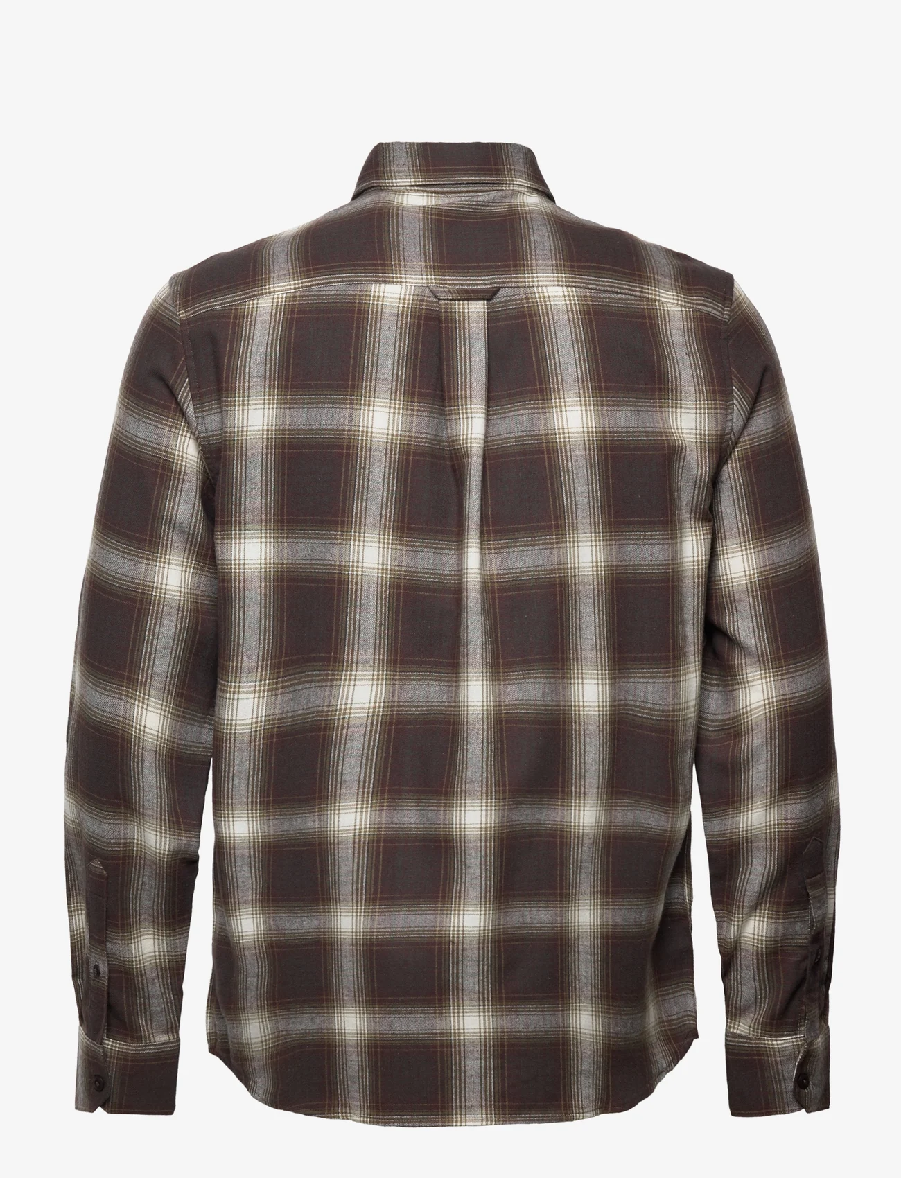 Farah - GREGORY LS CHECK - rutede skjorter - washed black - 1