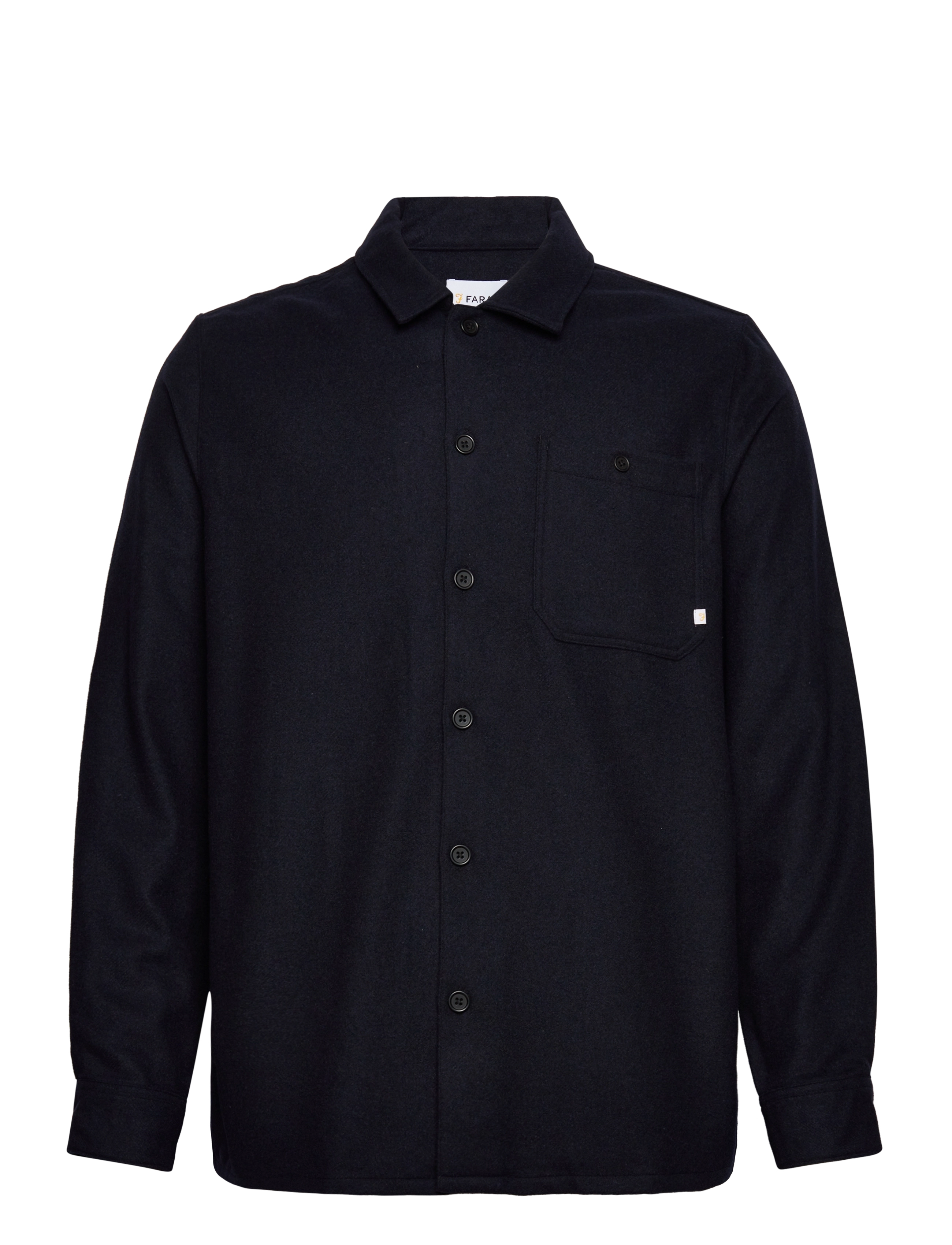 Farah - MARKS LS SOLID - true navy - 0