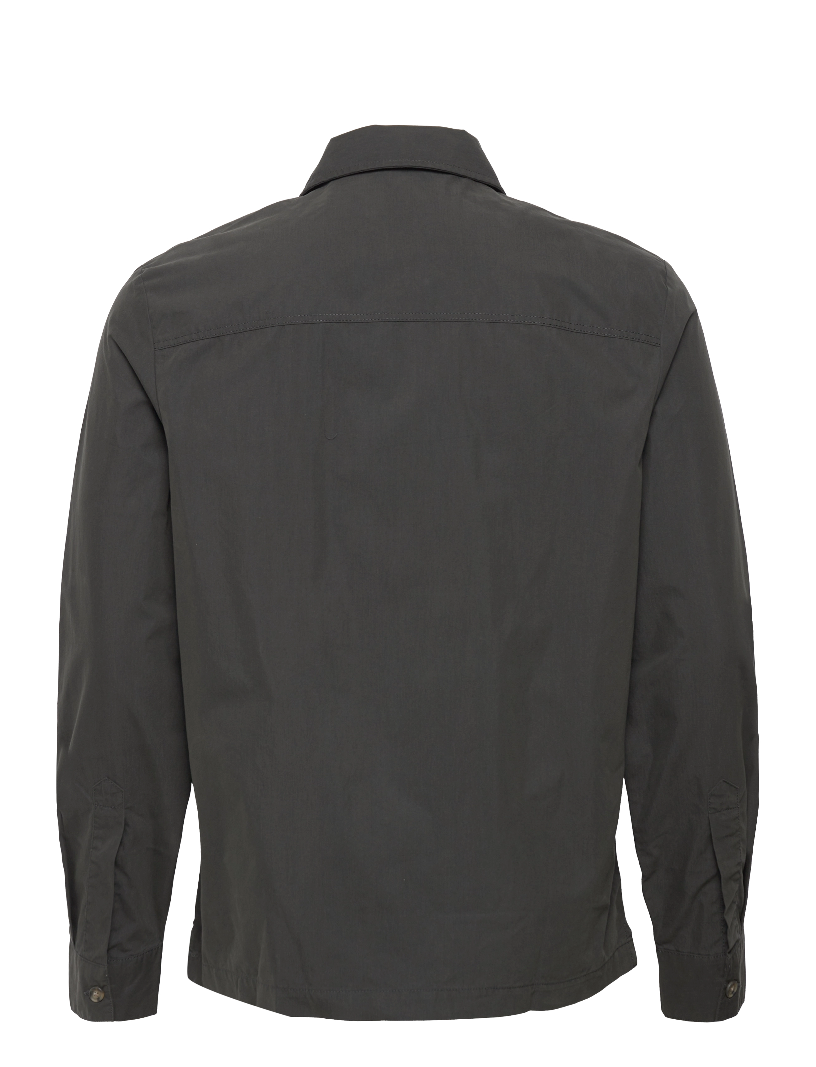 Farah - GOTO LS ZIPPED SHIRT - washed black - 1