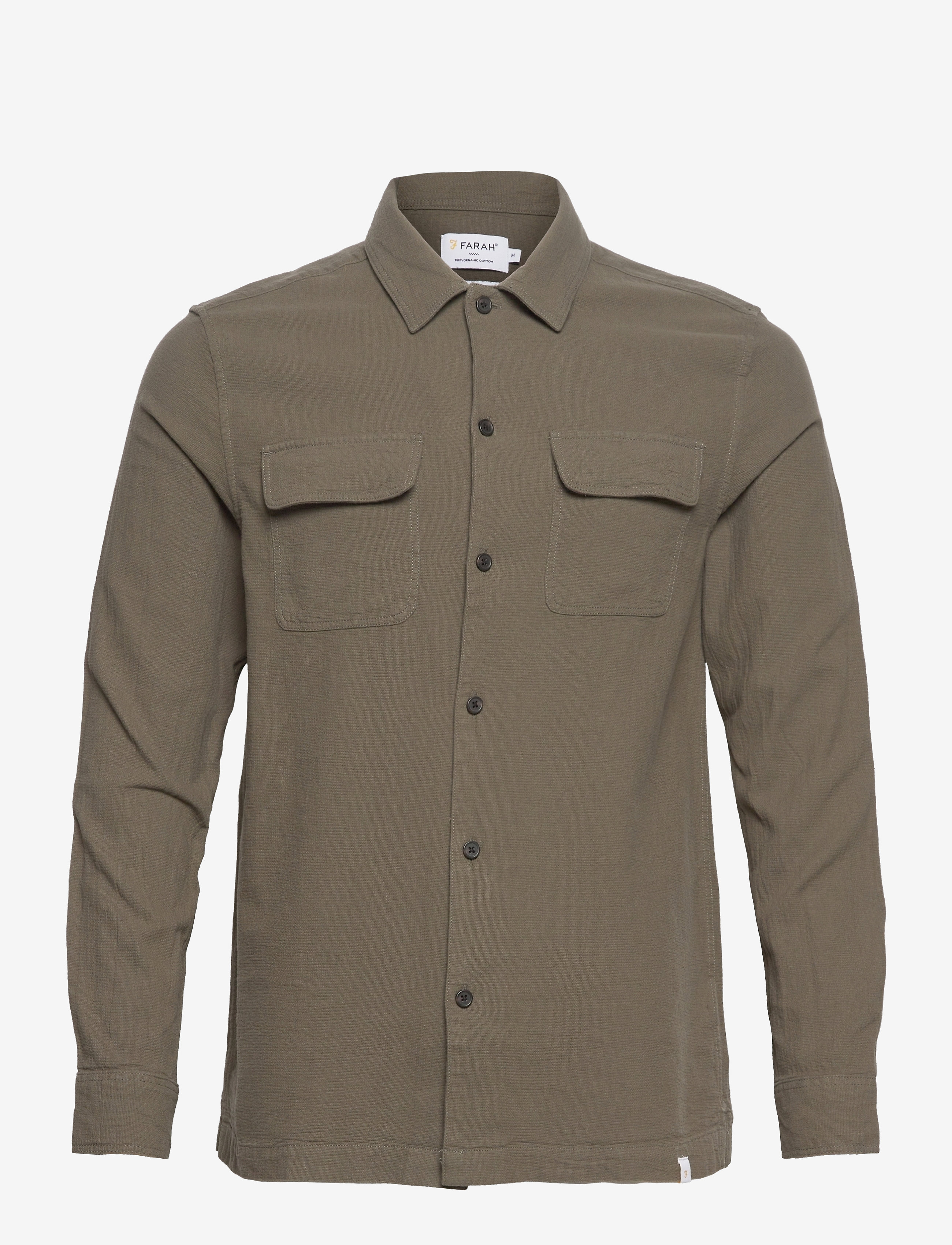 Farah - FRANTZ SHIRT - vintage green - 0