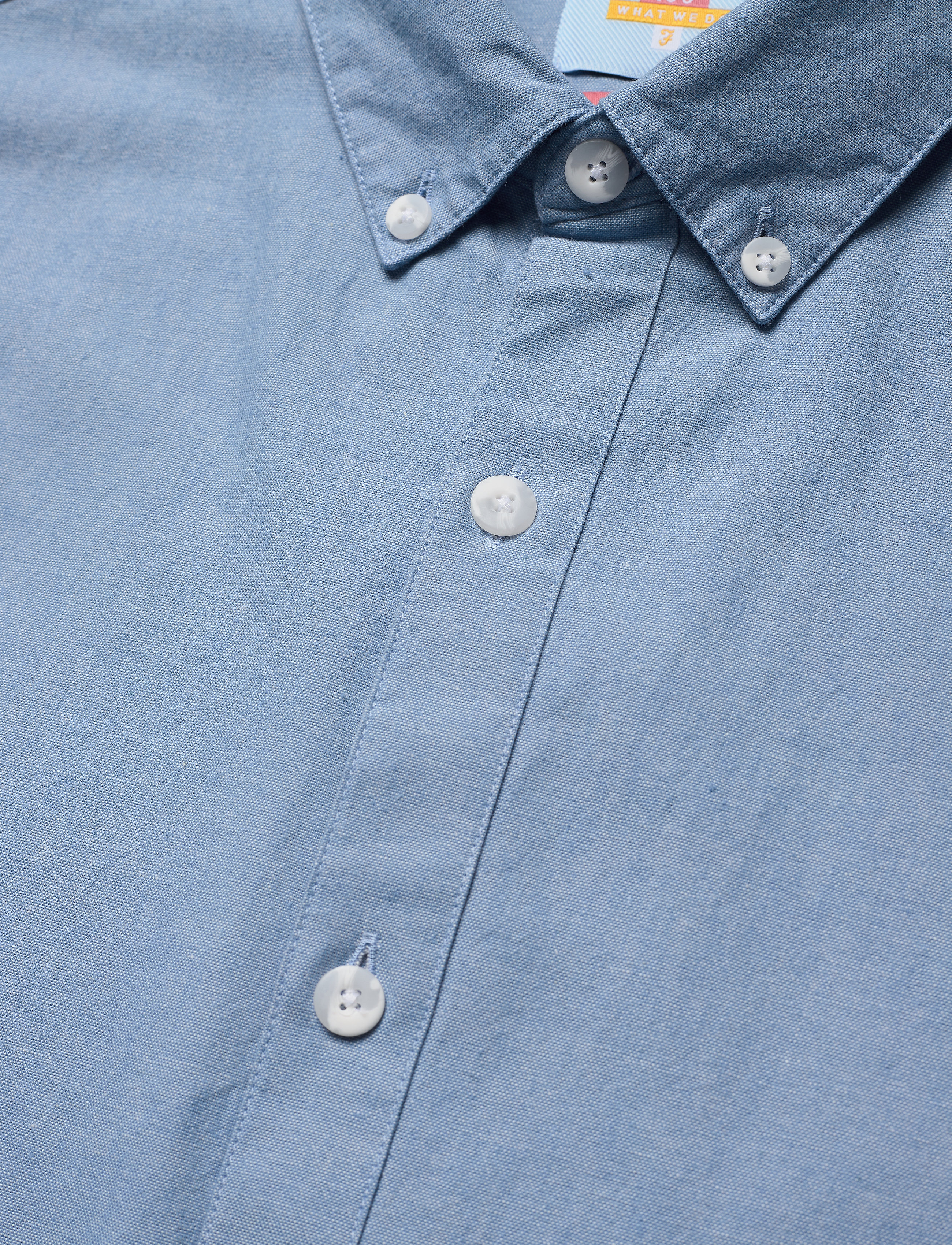 Farah - PASADENA LS CHAMBRAY - mid indigo - 3