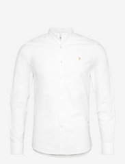 Farah - BREWER LS GDAD - basic shirts - white - 0