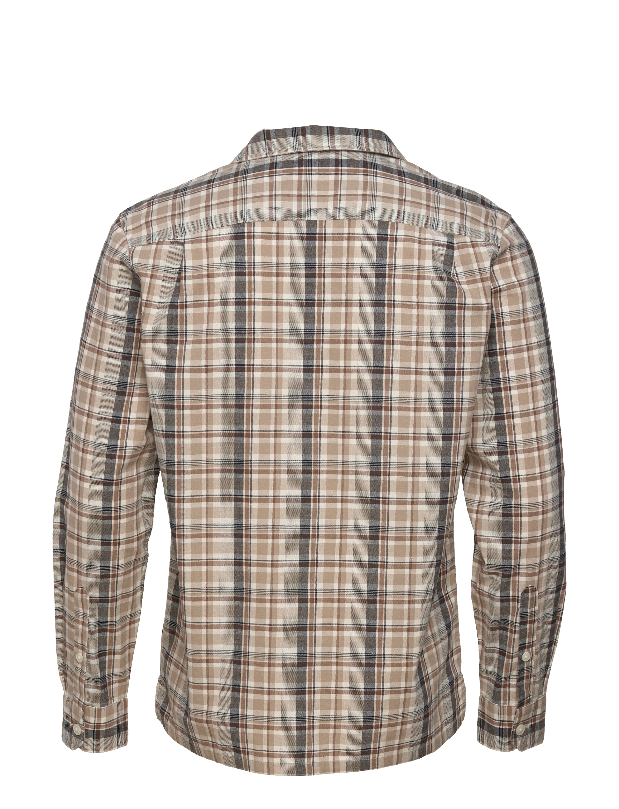 Farah - COUZENS LS CHECK REV - smoky brown - 1