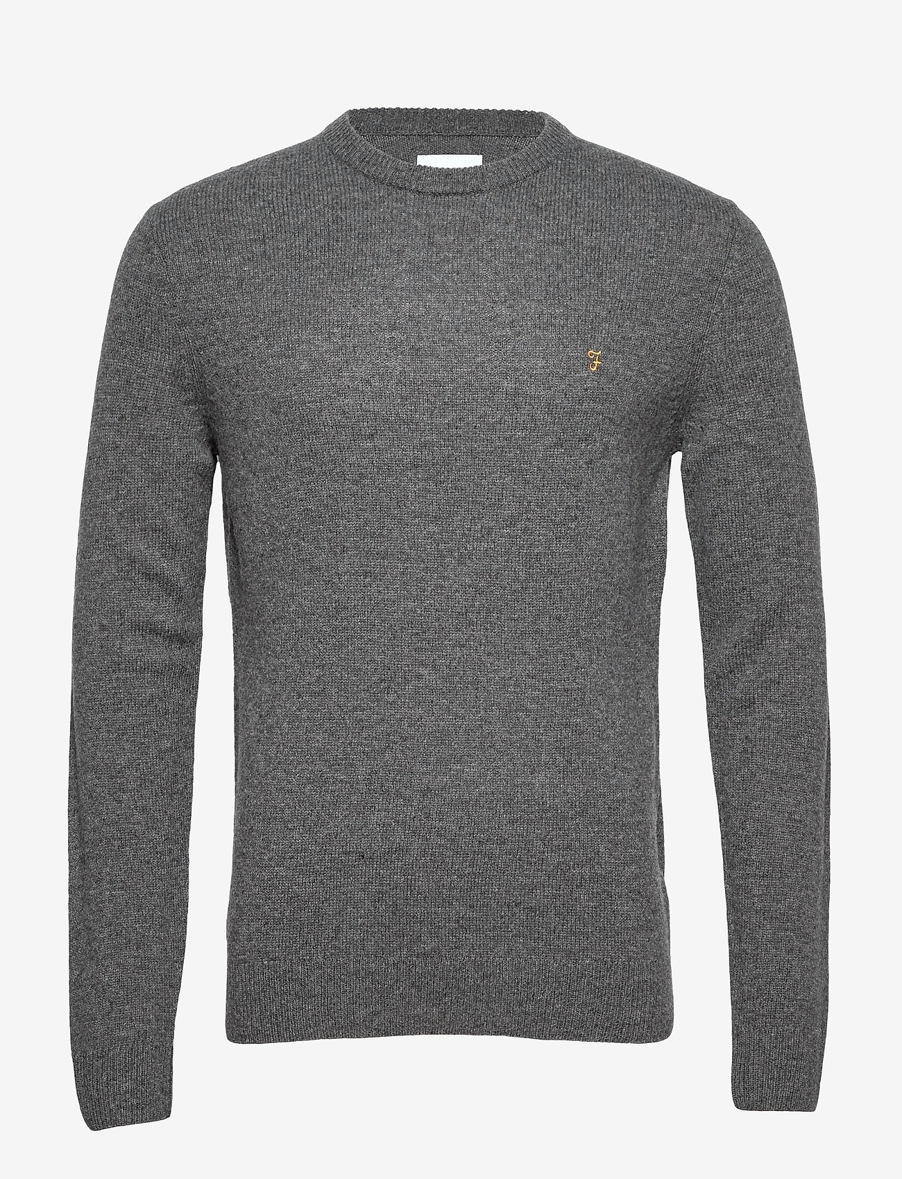 Farah - ROSECROFT 100% LAMBS WOOL JUMPER - farah grey - 0